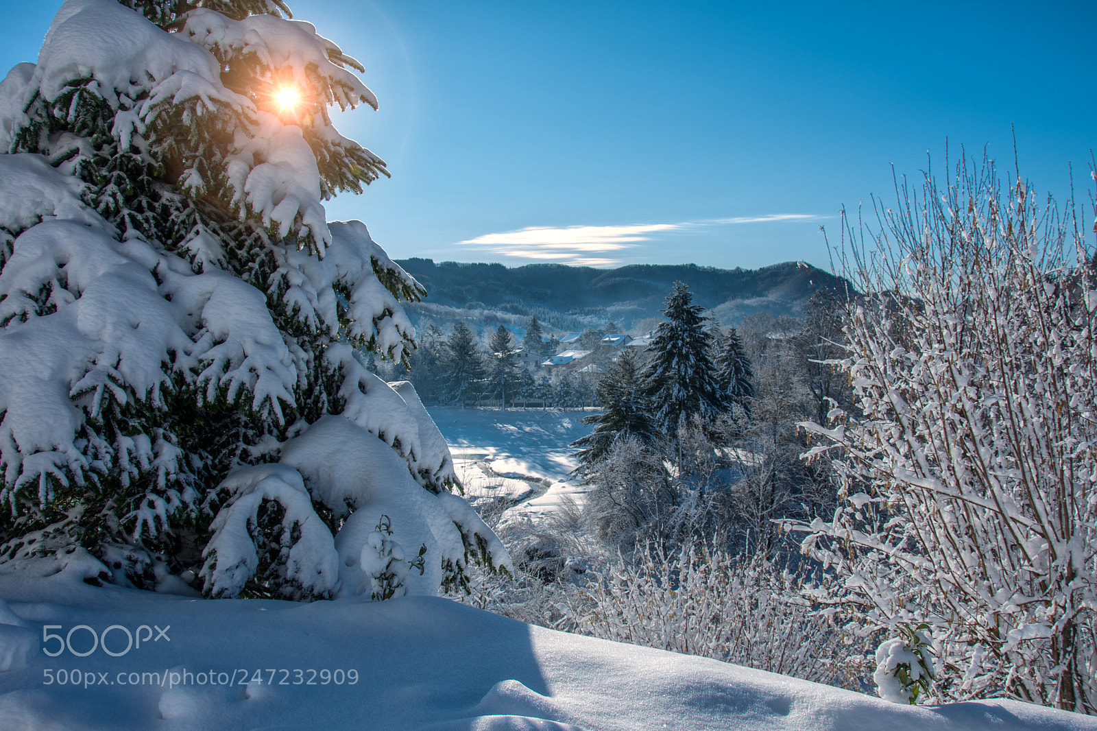 Nikon D7200 sample photo. Snowy landscape photography