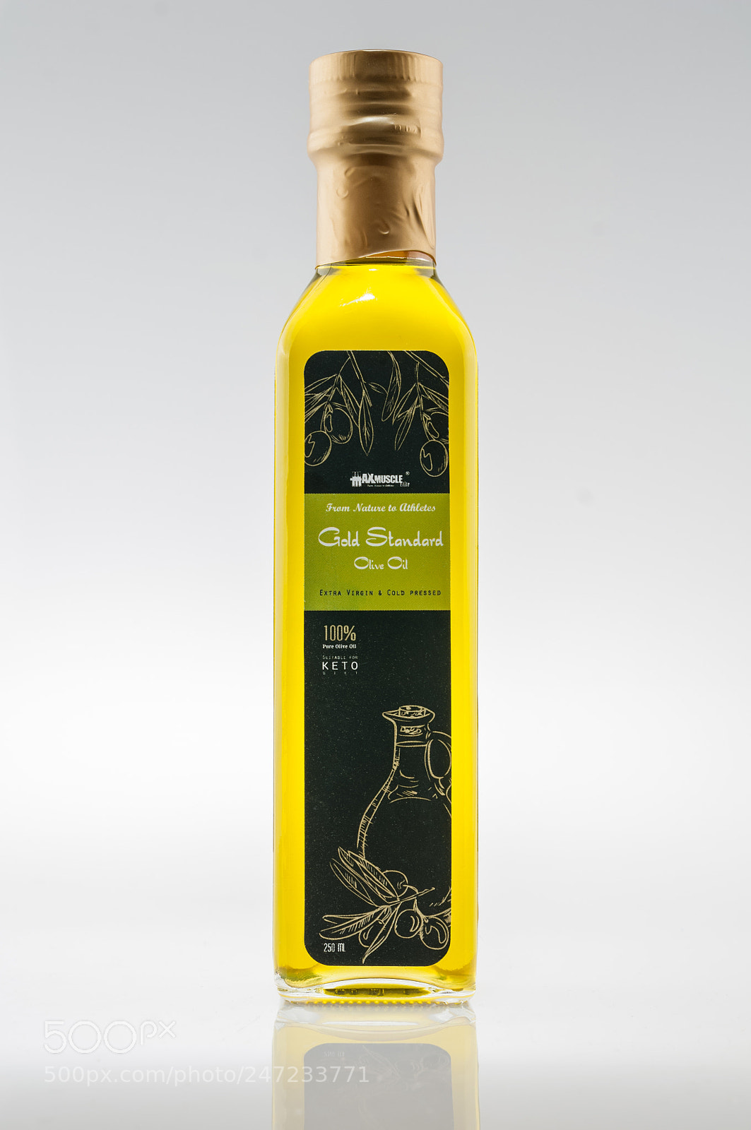 Nikon D90 sample photo. Olive oil bottles photography