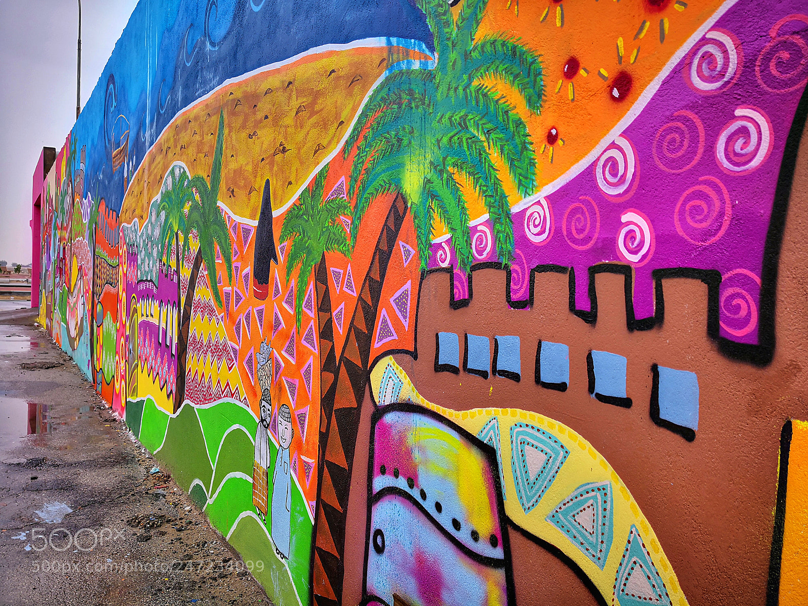 HUAWEI Mate 10 sample photo. Graffiti photography