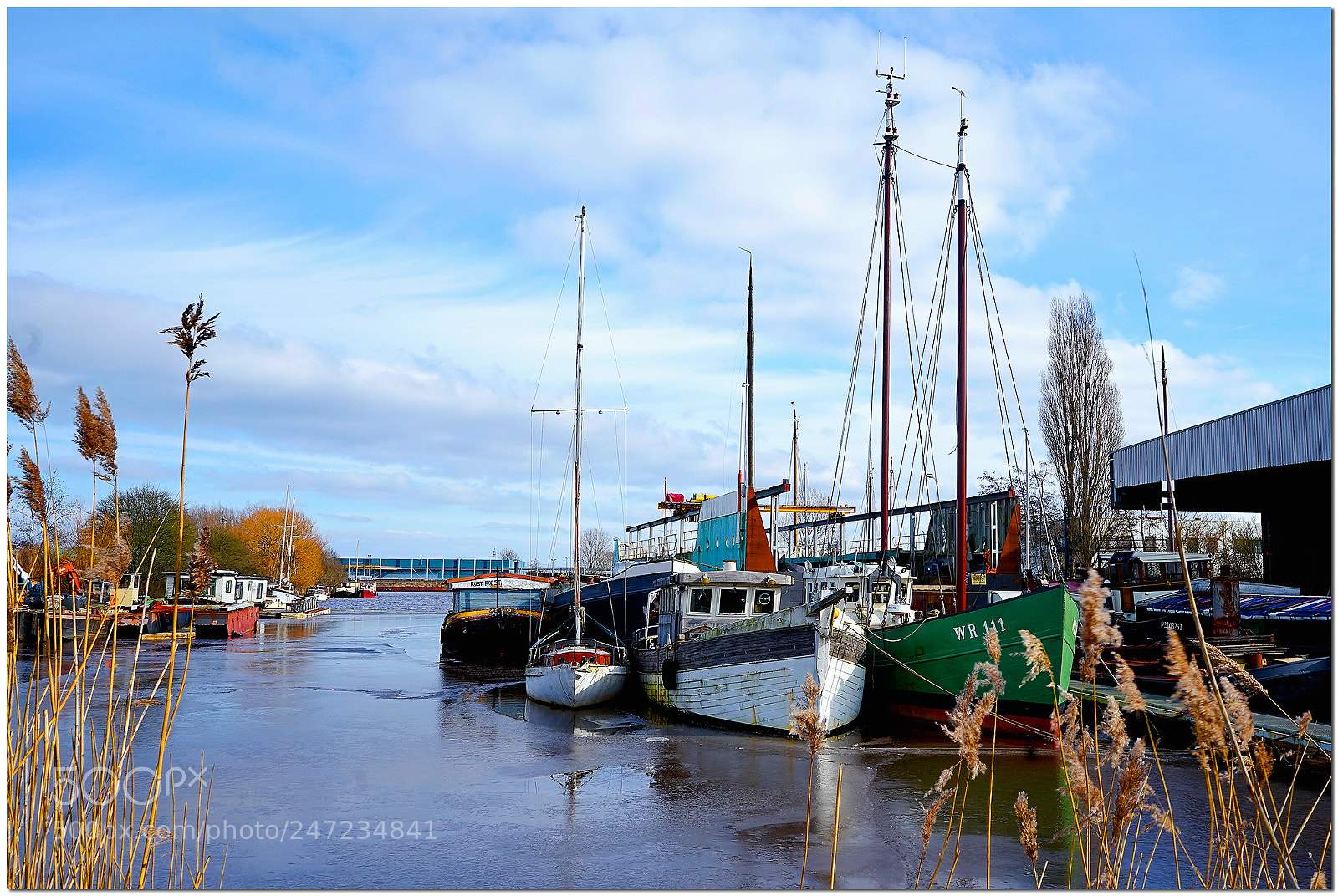 Sony a7 sample photo. Old harbor groningen, netherlands photography