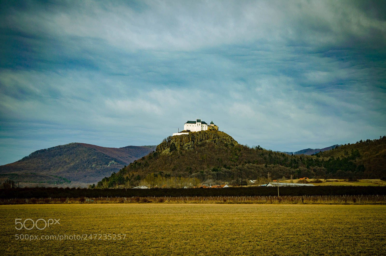 Nikon D5100 sample photo. Füzér castle photography