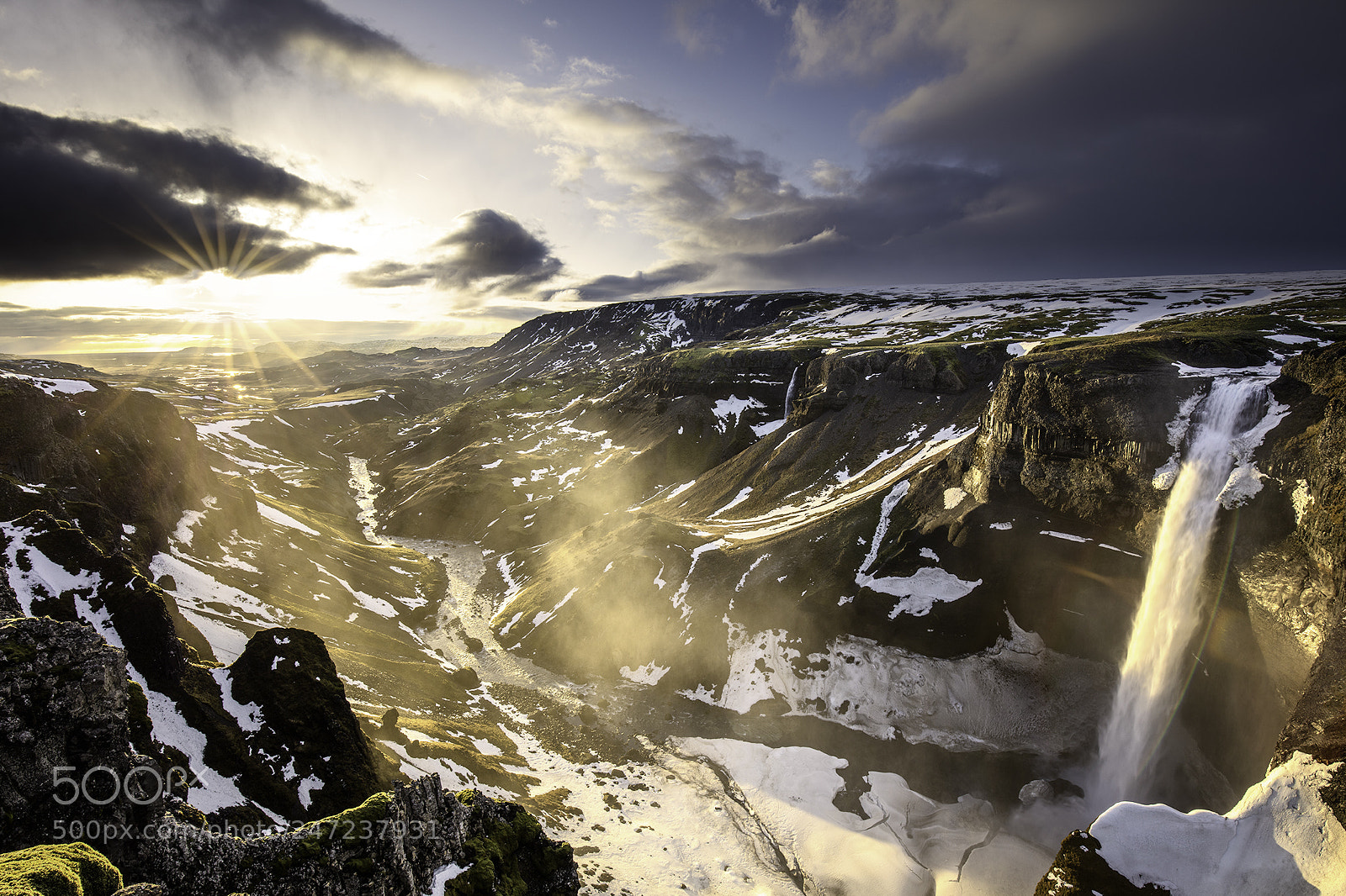 Canon EOS 5DS R sample photo. Haifoss iceland photography