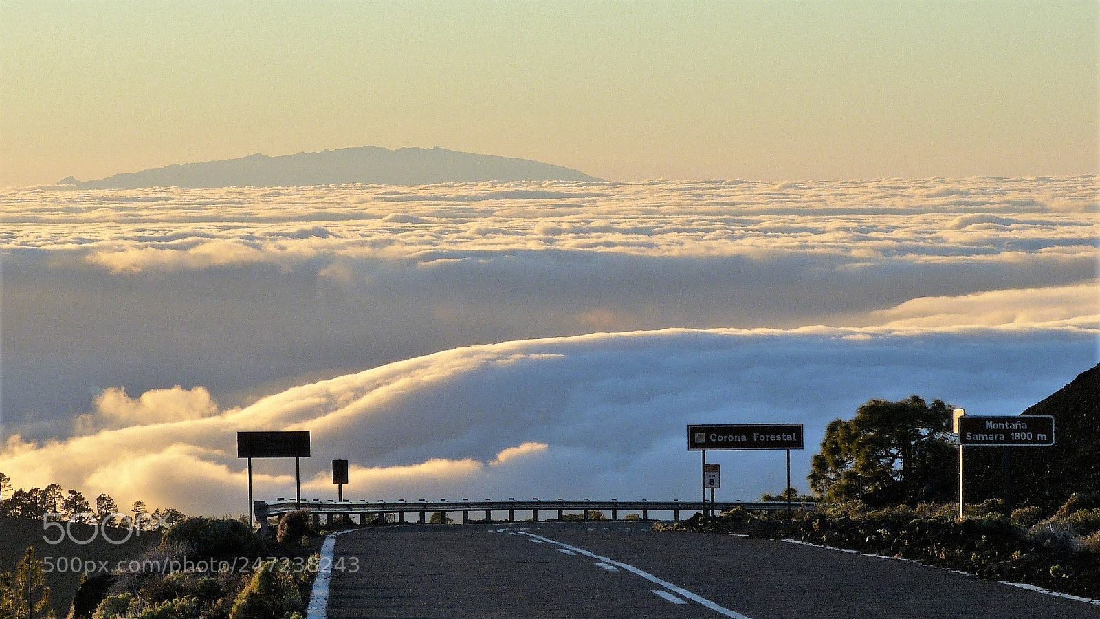 Panasonic Lumix DMC-FZ150 sample photo. Road over the clouds photography