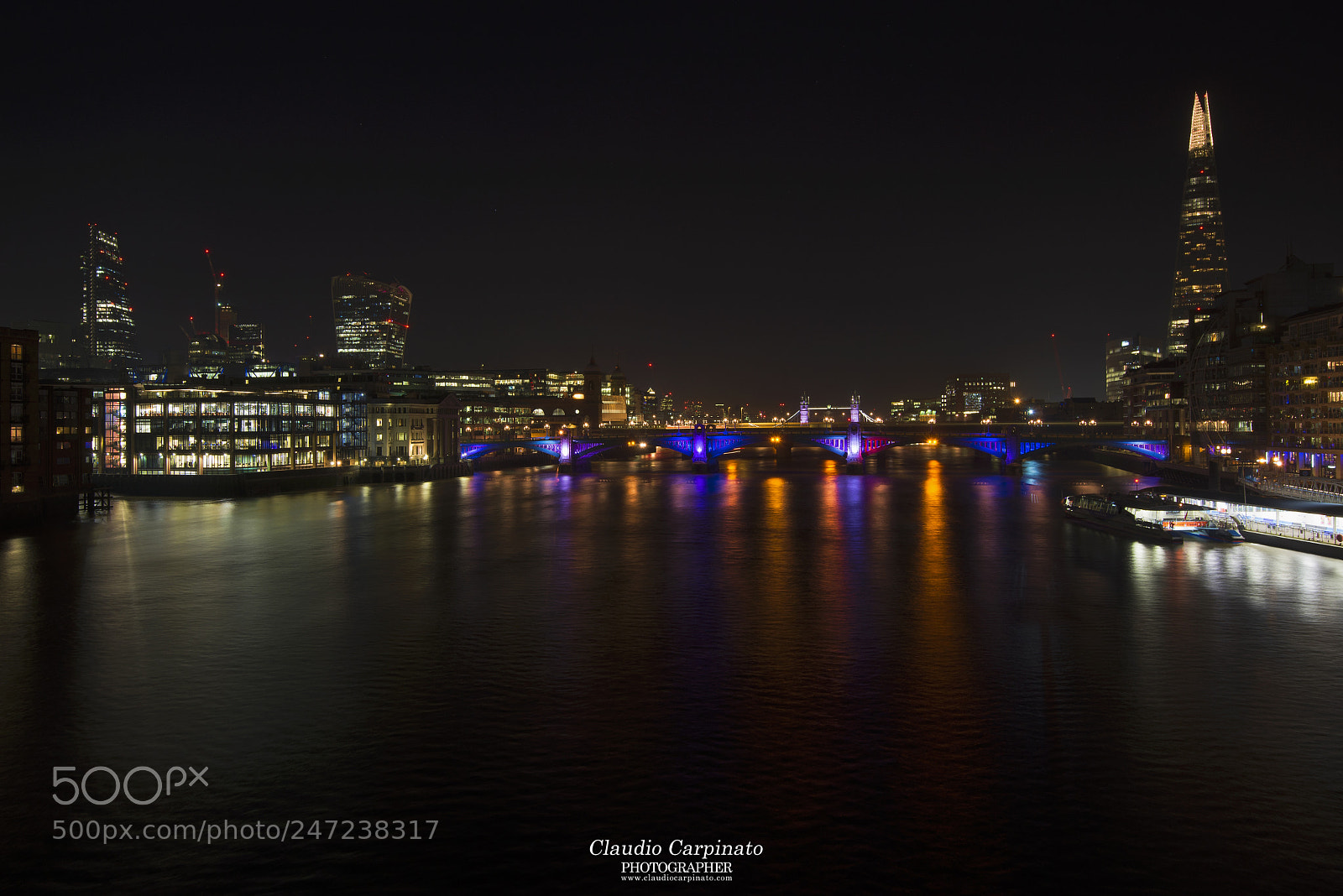 Nikon D610 sample photo. Southwark bridge, london photography