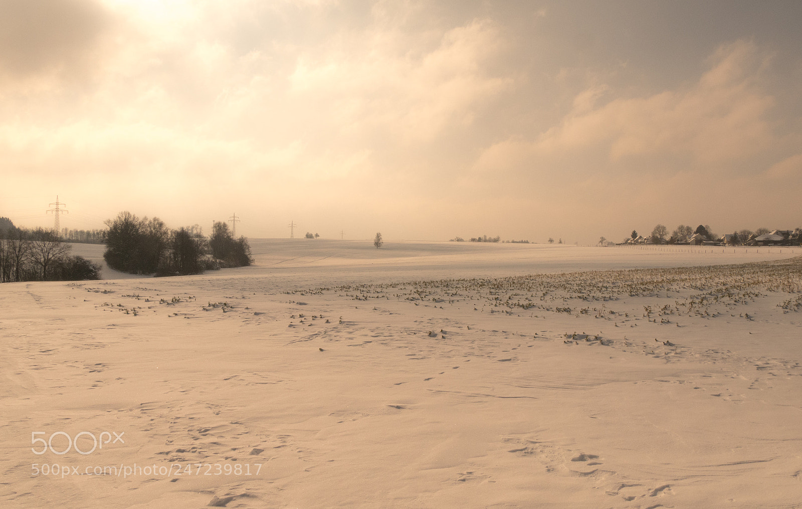 Panasonic DMC-G70 sample photo. Snowy landscape photography