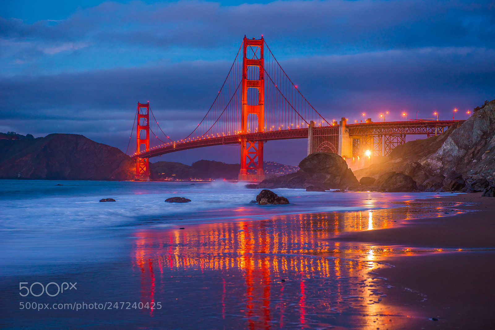 Nikon D810 sample photo. Blue hour photography