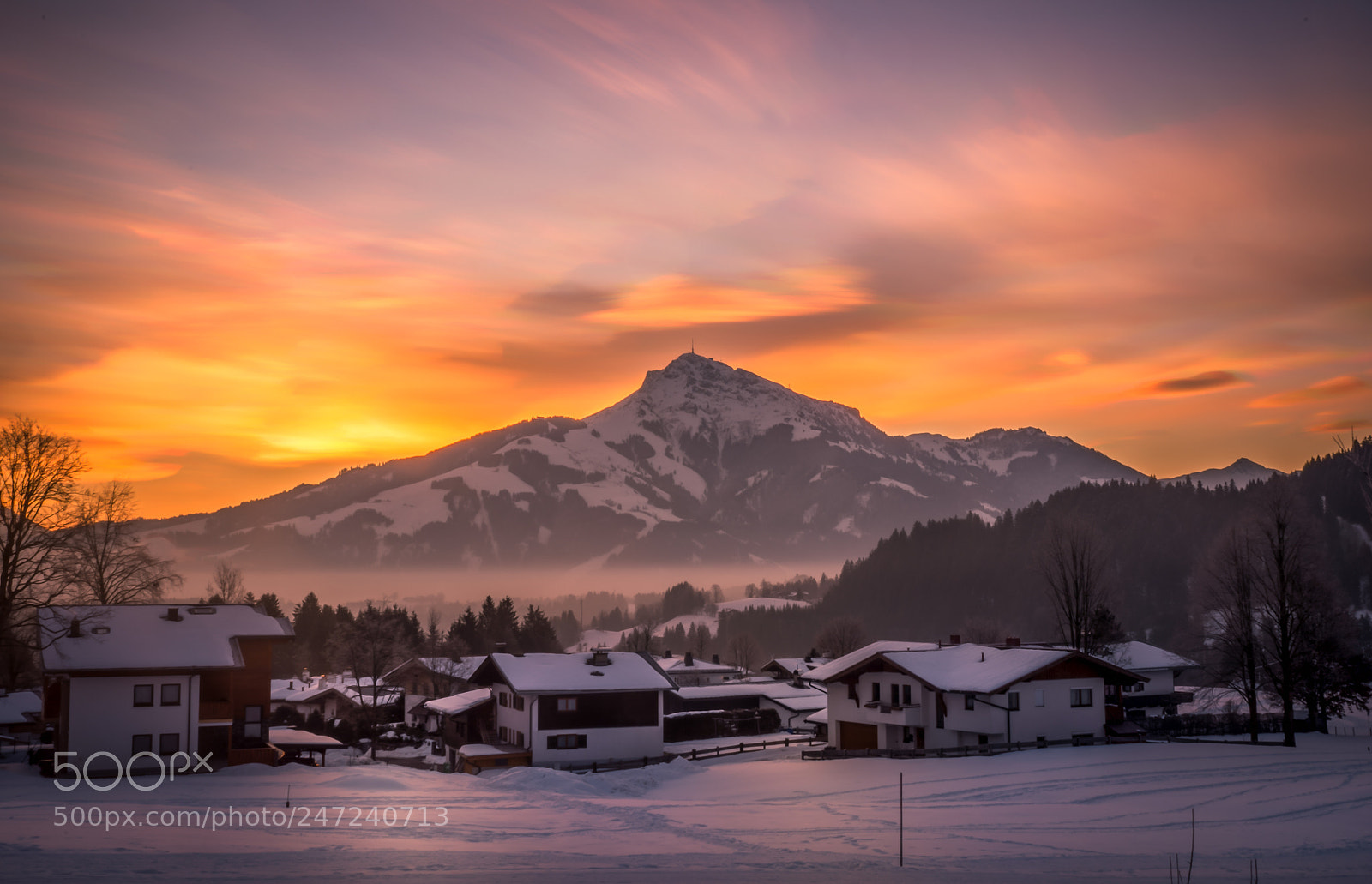 Panasonic Lumix DMC-GH3 sample photo. Sunrise in austria photography