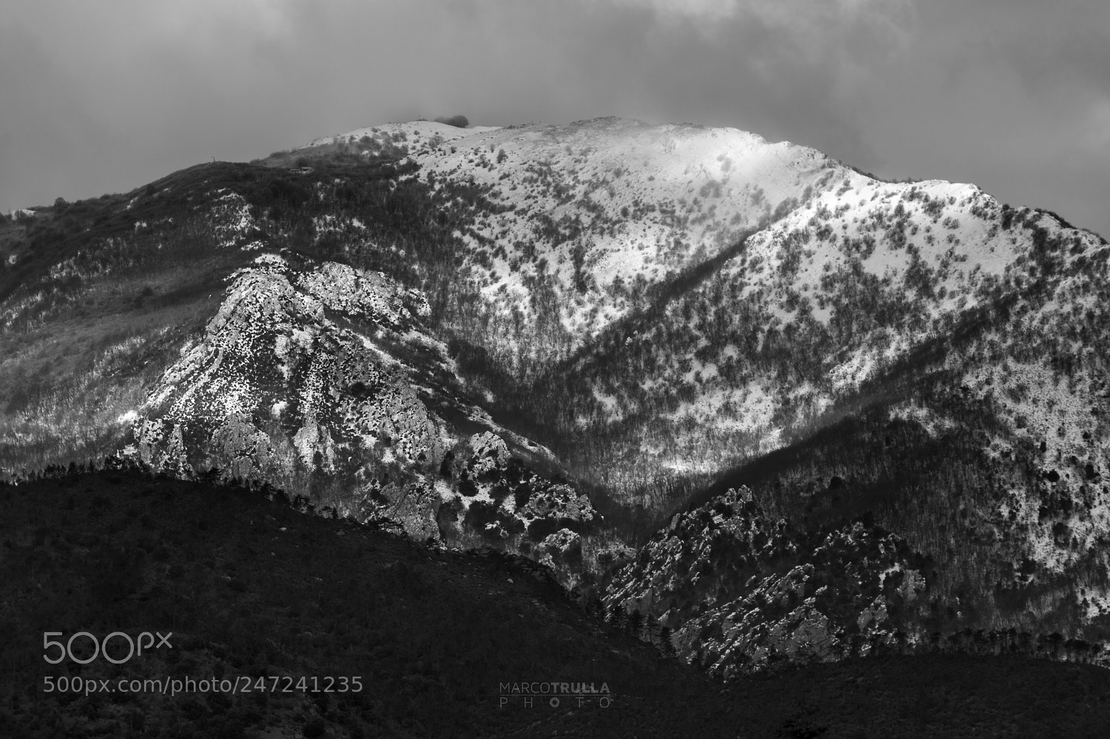 Nikon D7200 sample photo. Snowy mountain photography