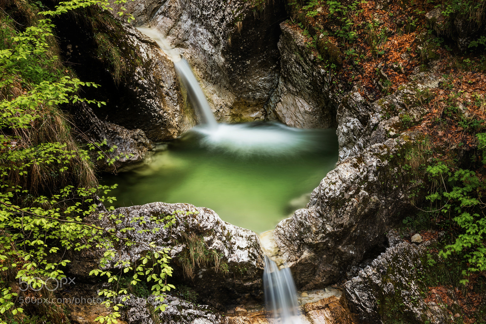 Nikon D810 sample photo. Waterfall in the forest photography