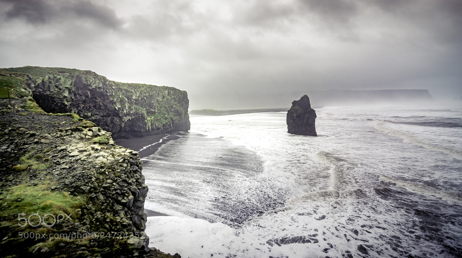 Nikon D7100 sample photo. Black beach photography