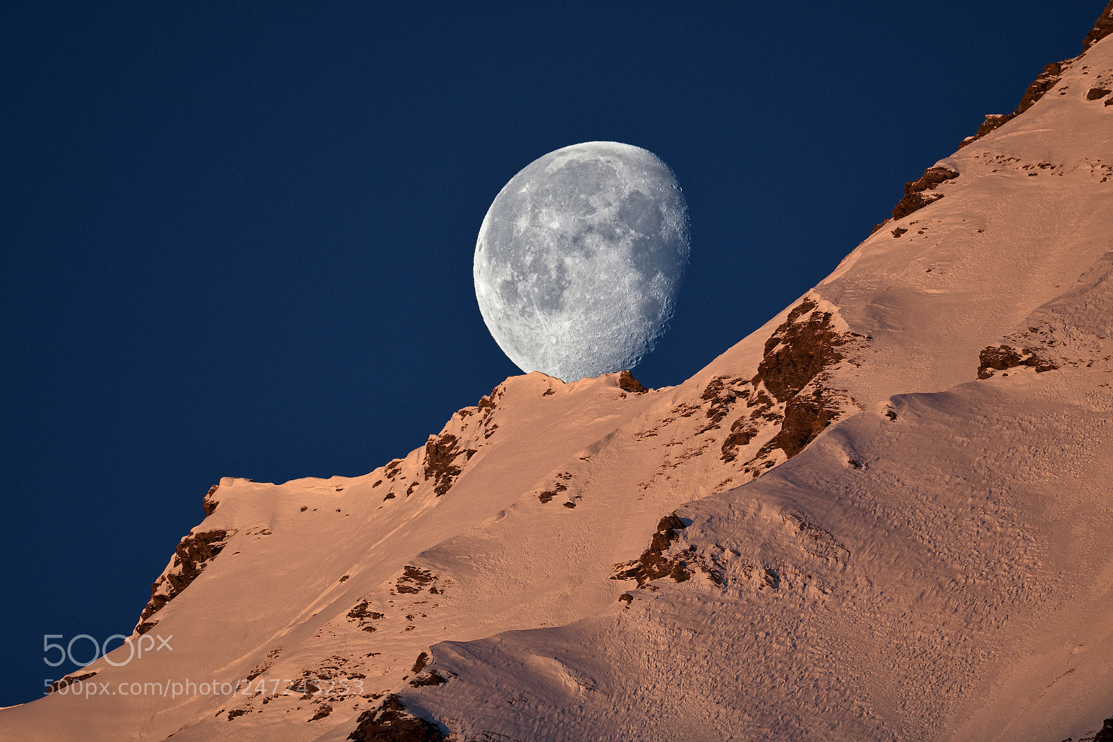 Nikon D500 sample photo. Early morning moon #4 photography