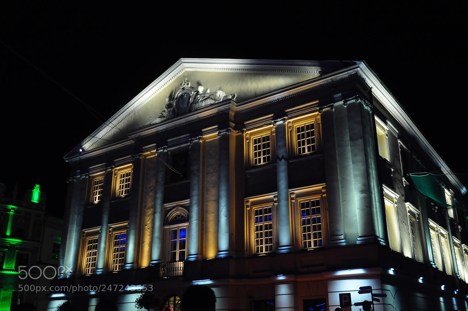 Nikon D90 sample photo. Lublin by night photography