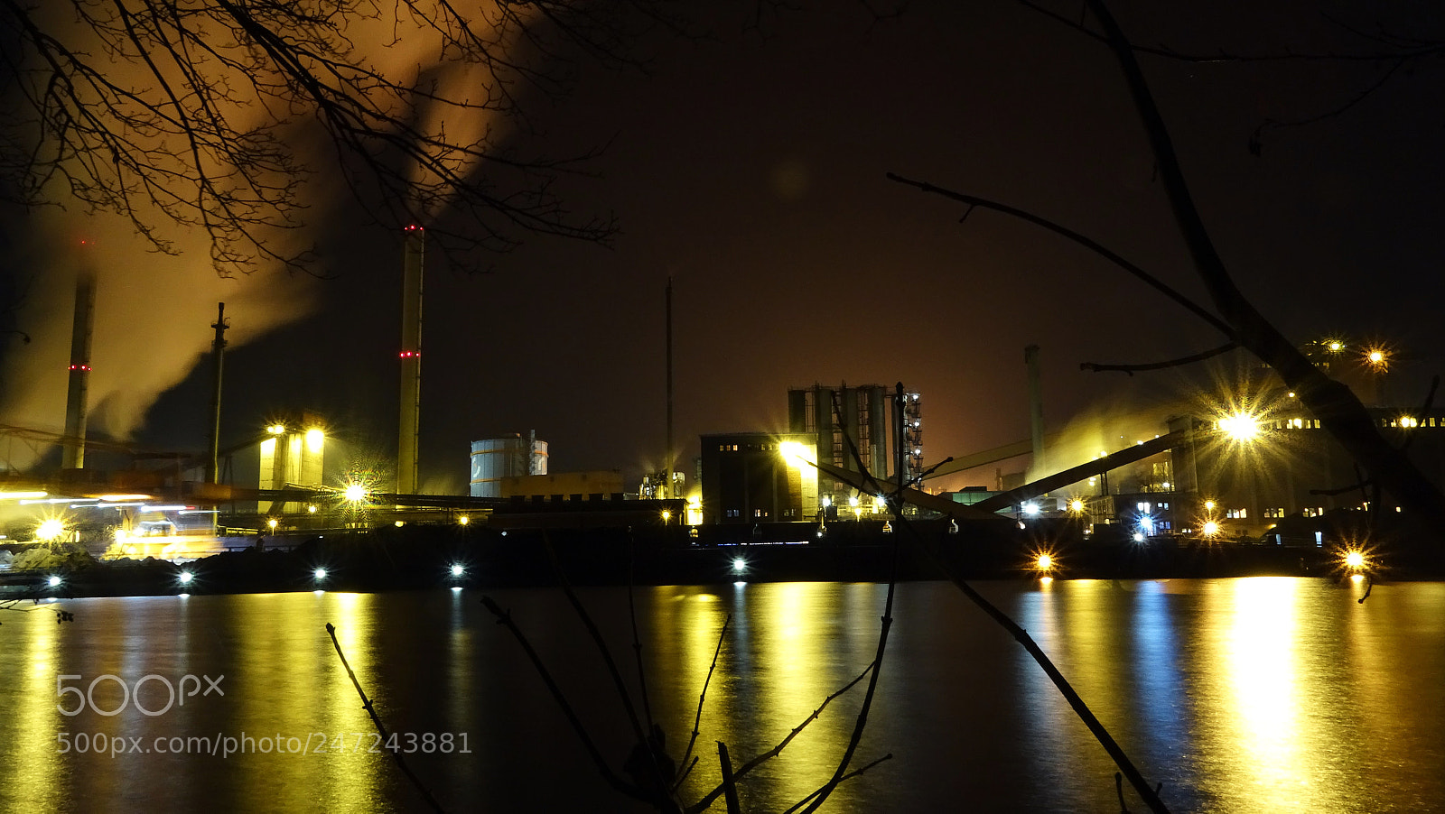 Sony Cyber-shot DSC-HX400V sample photo. Nachts am werk photography
