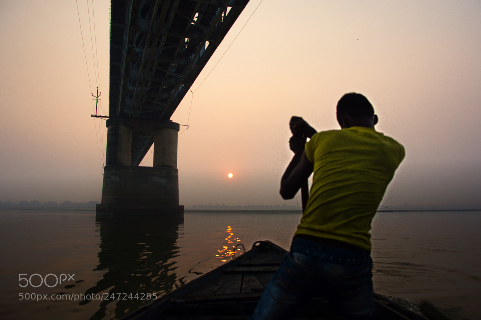 Nikon D5200 sample photo. Rowing into the sunset photography