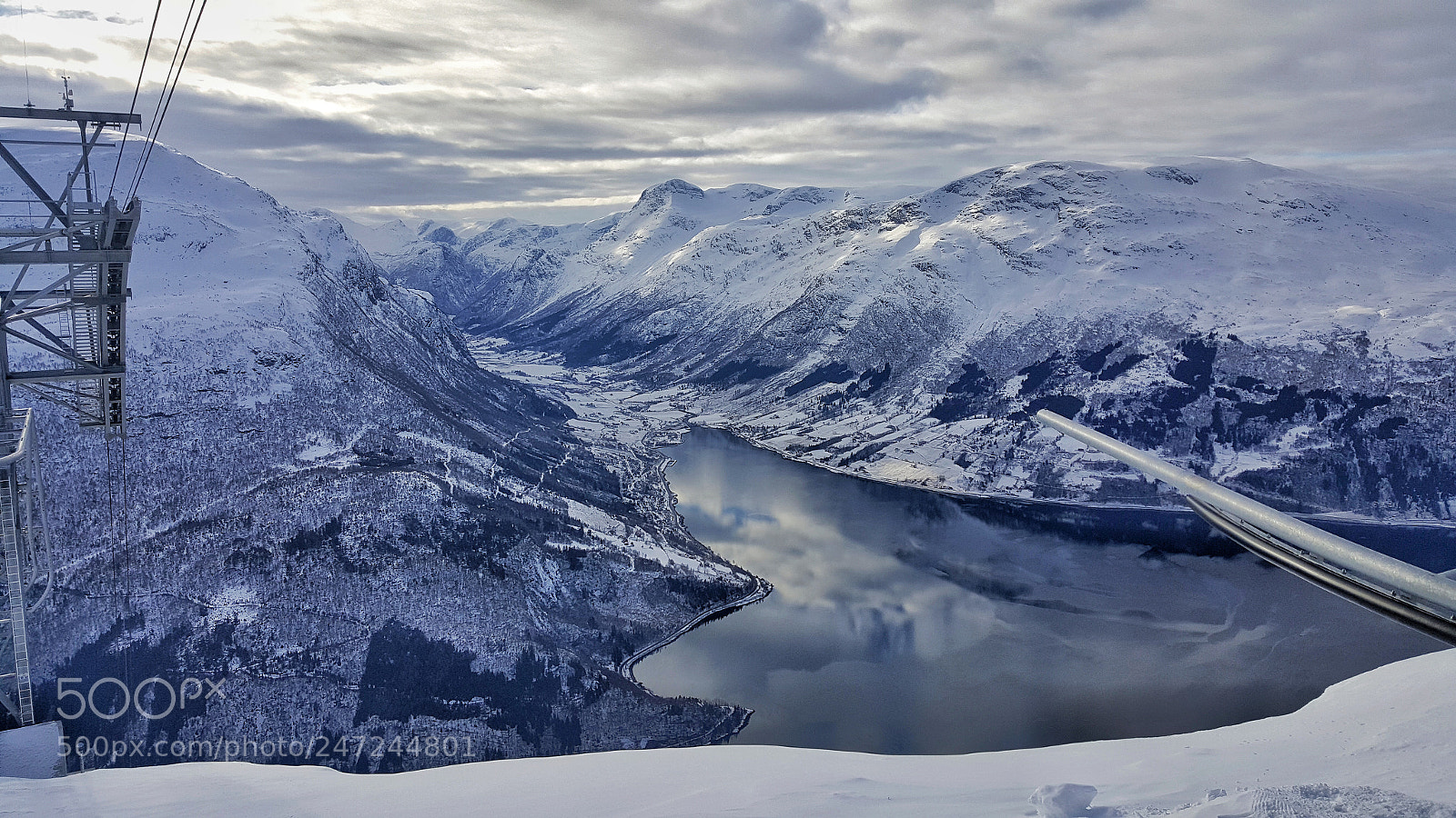 Samsung Galaxy S6 sample photo. Olden, norway from mount photography