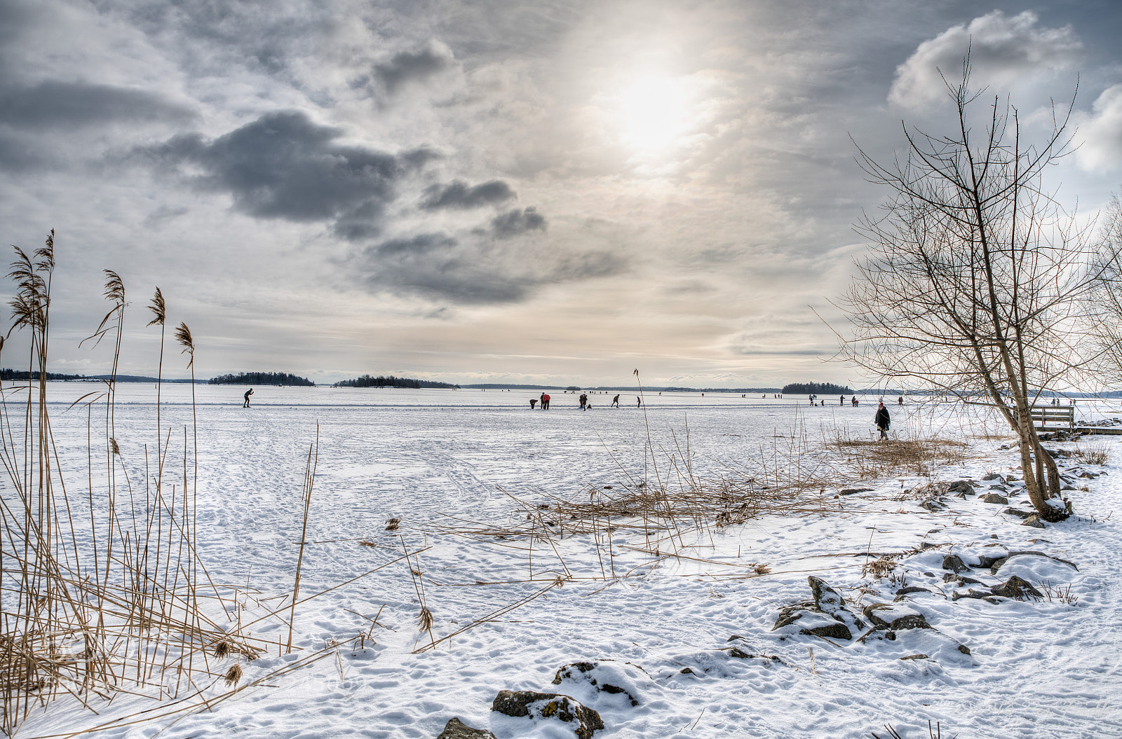 Nikon D850 sample photo. Ice on the lake photography