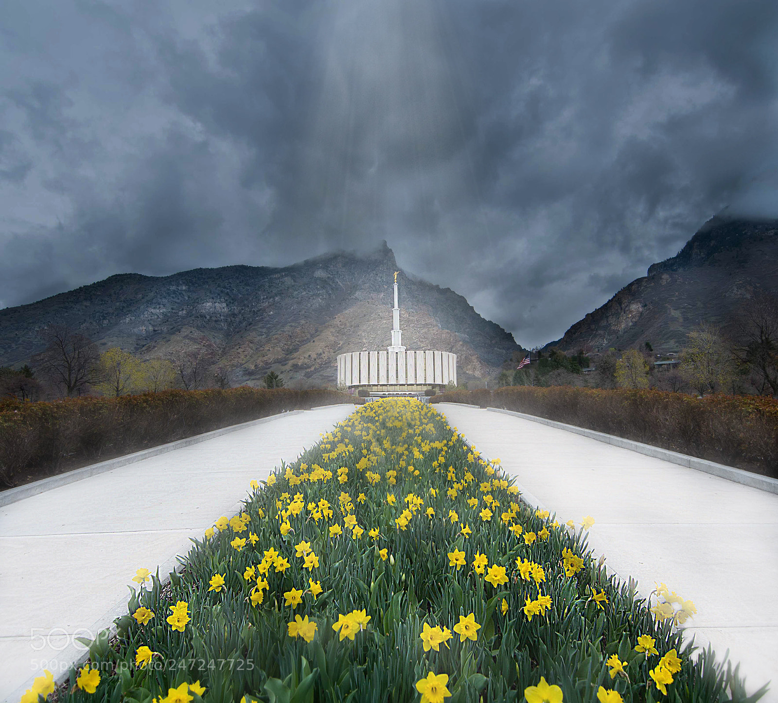 Nikon D810 sample photo. Pathway to the temple photography