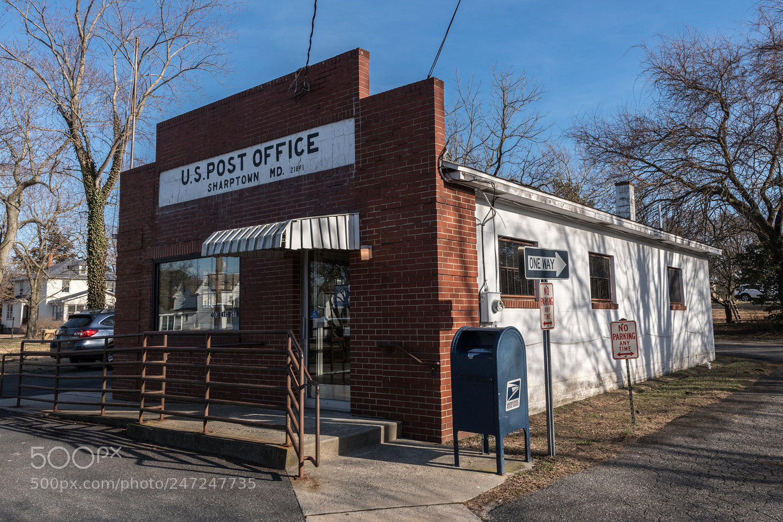 Nikon D850 sample photo. Sharptown maryland post office photography