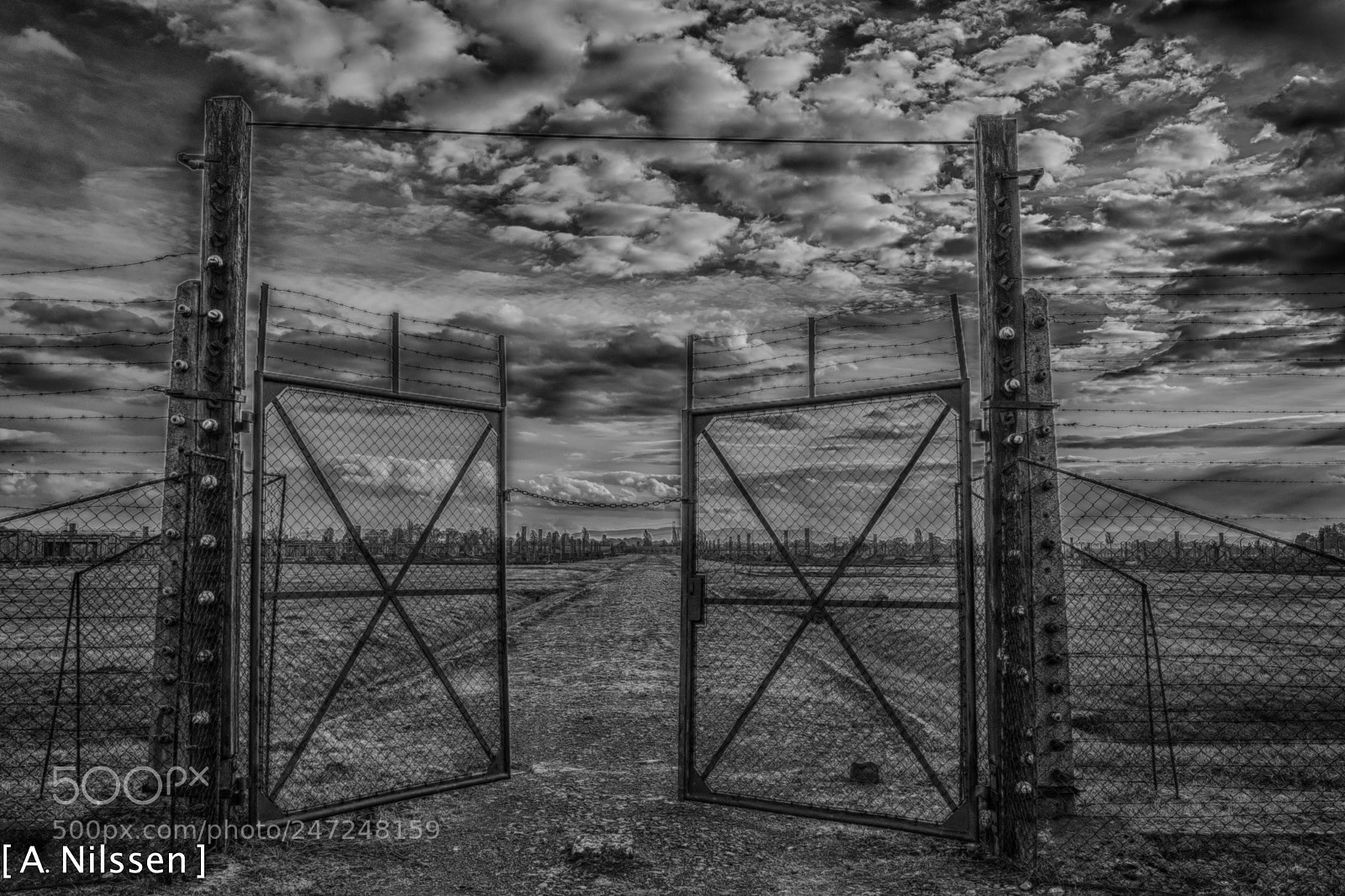 Nikon D500 sample photo. Birkenau - gate #2 photography