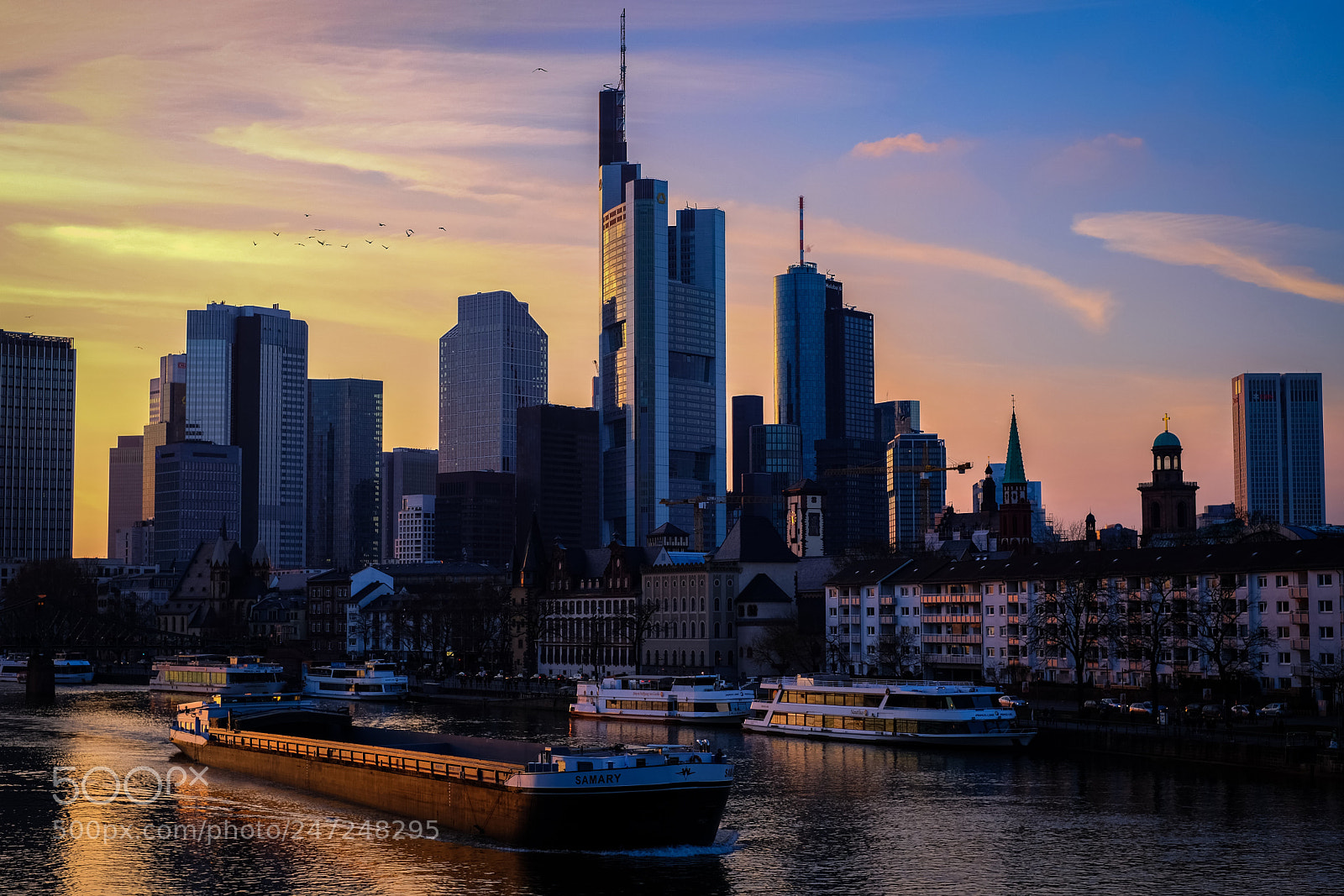 Fujifilm X-T20 sample photo. Another sunset over frankfurt photography