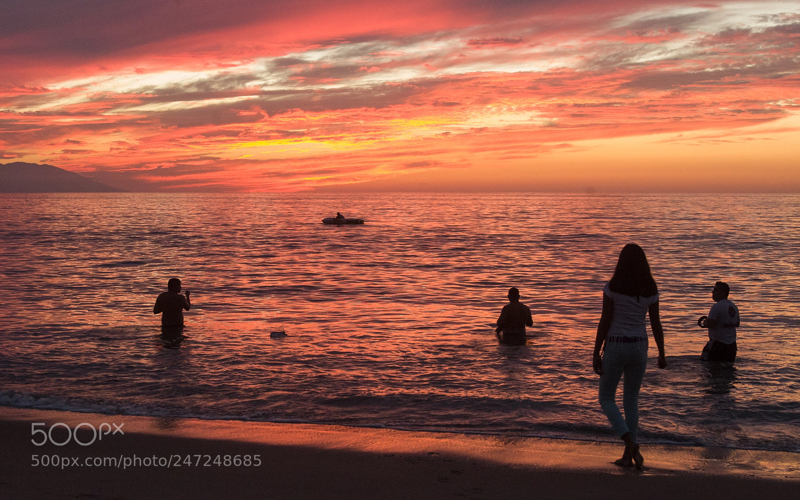 Pentax K-50 sample photo. Sunset at vallarta photography
