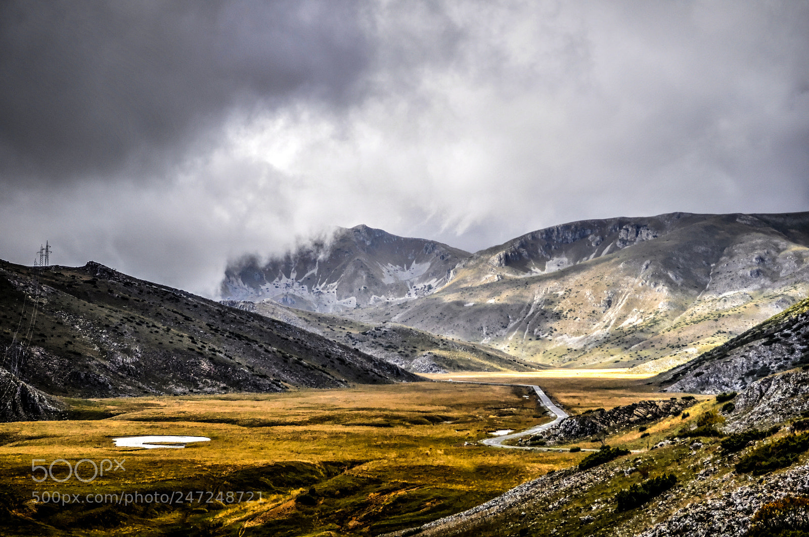 Nikon D5000 sample photo. Mountain pass photography