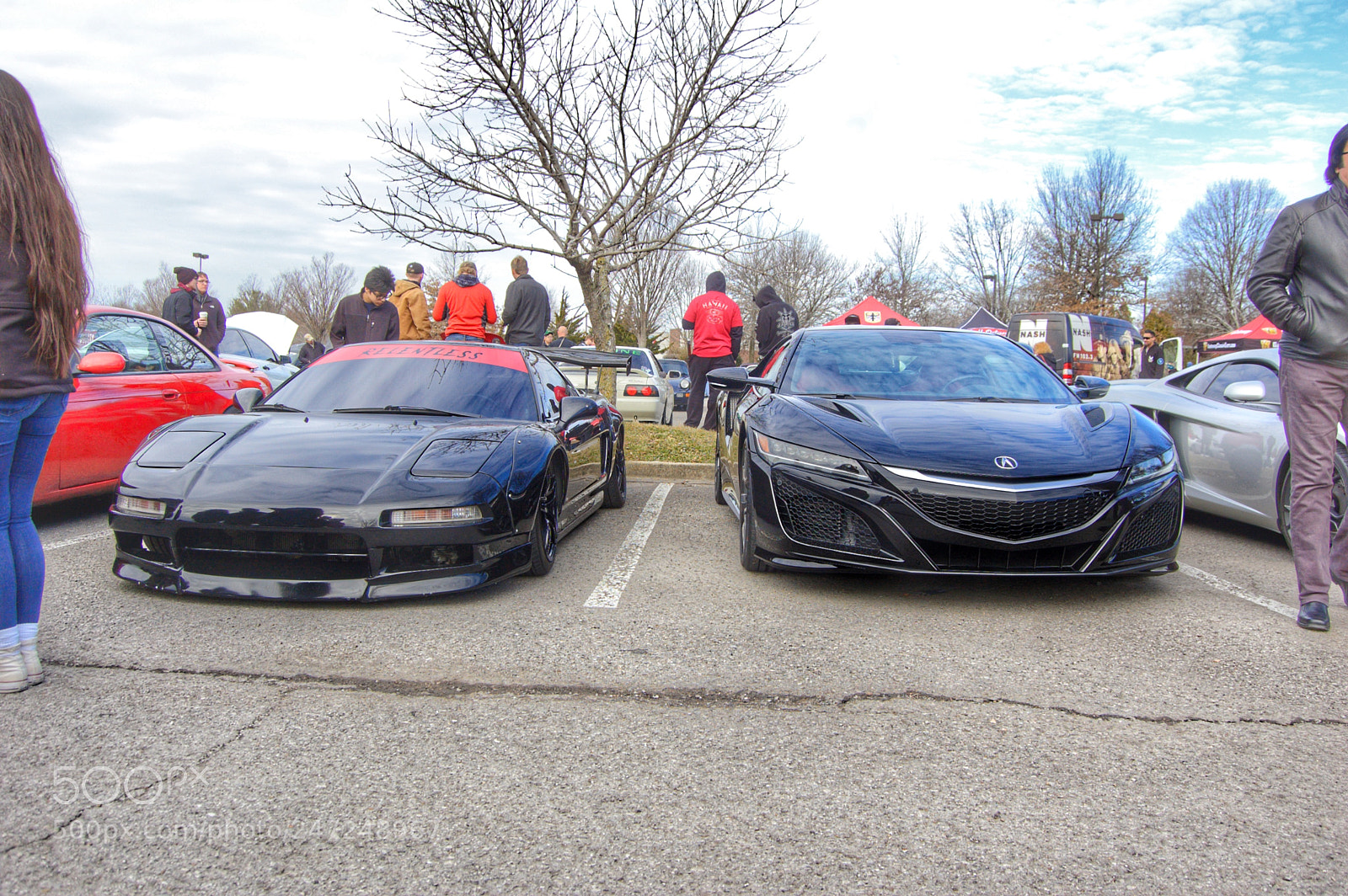 Nikon D40 sample photo. Two acura nsx. photography