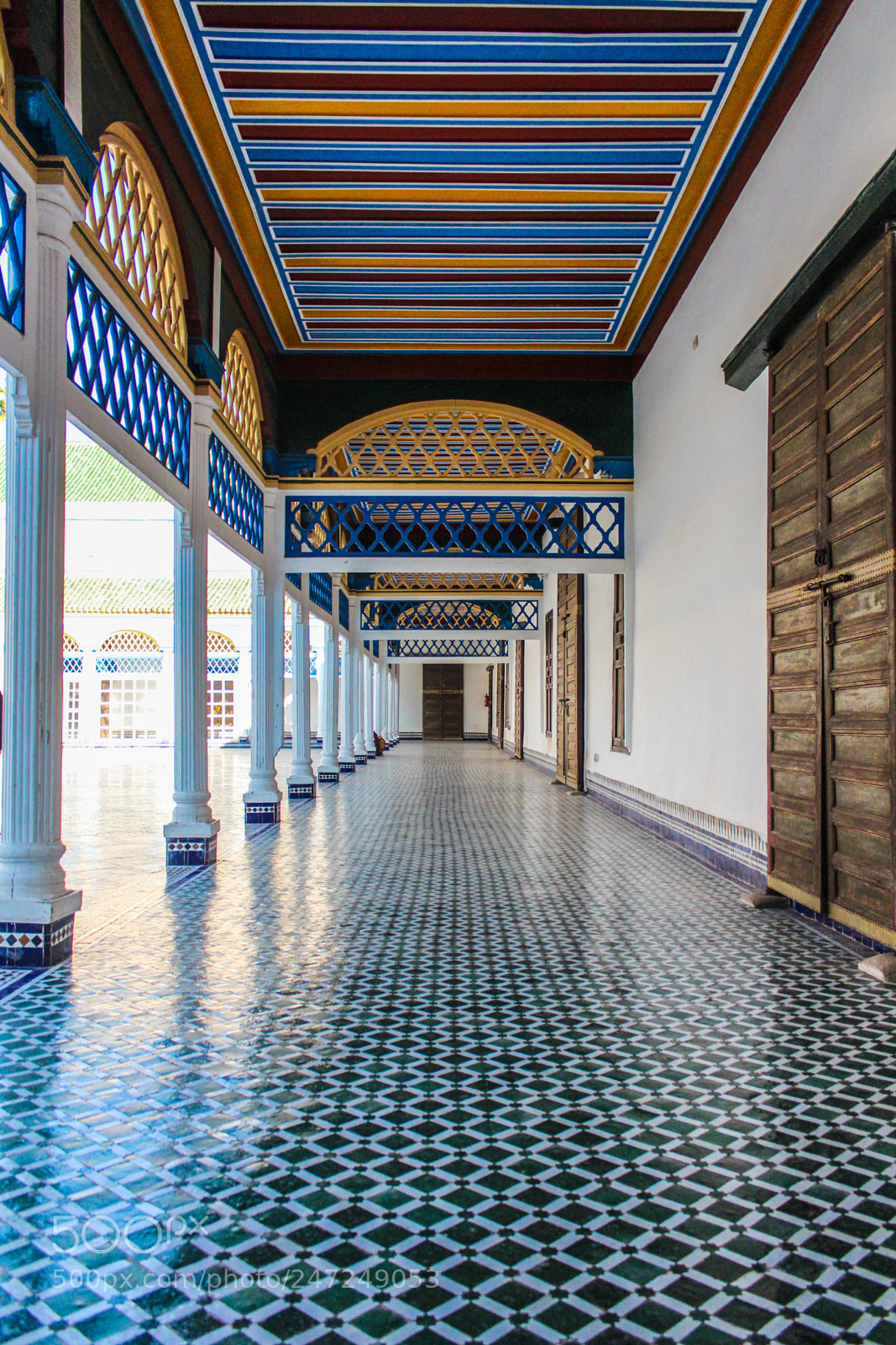 Canon EOS 600D (Rebel EOS T3i / EOS Kiss X5) sample photo. Bahia palace - marrakech photography
