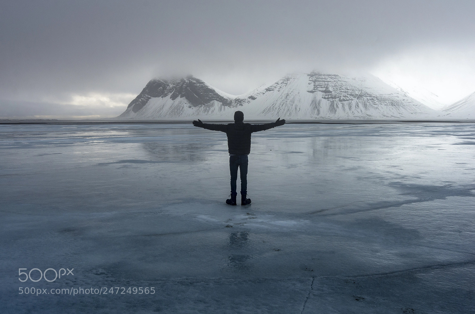 Pentax K-5 II sample photo. On the ice photography
