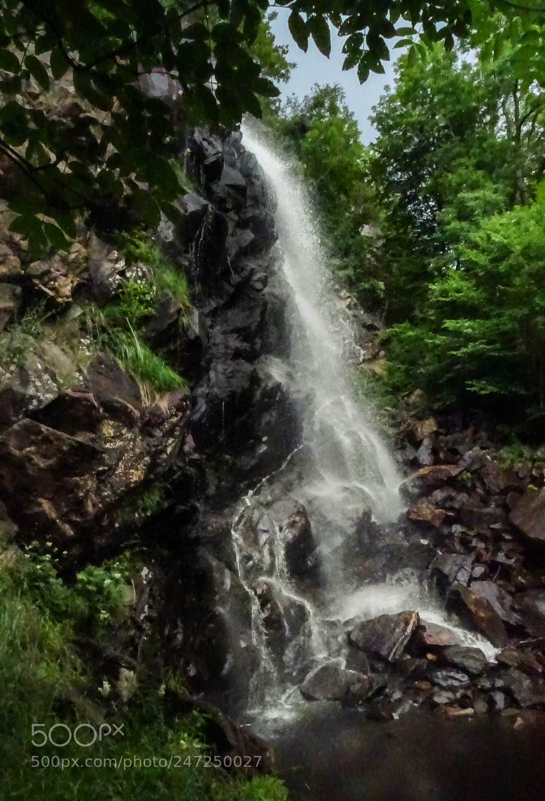 Sony DSC-HX60V sample photo. Water fall svartedalen photography