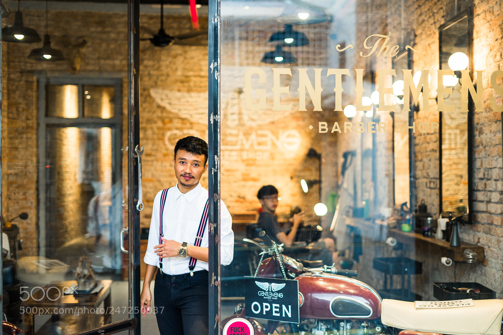 Sony a7 II sample photo. The gentlemen's barbershop photography