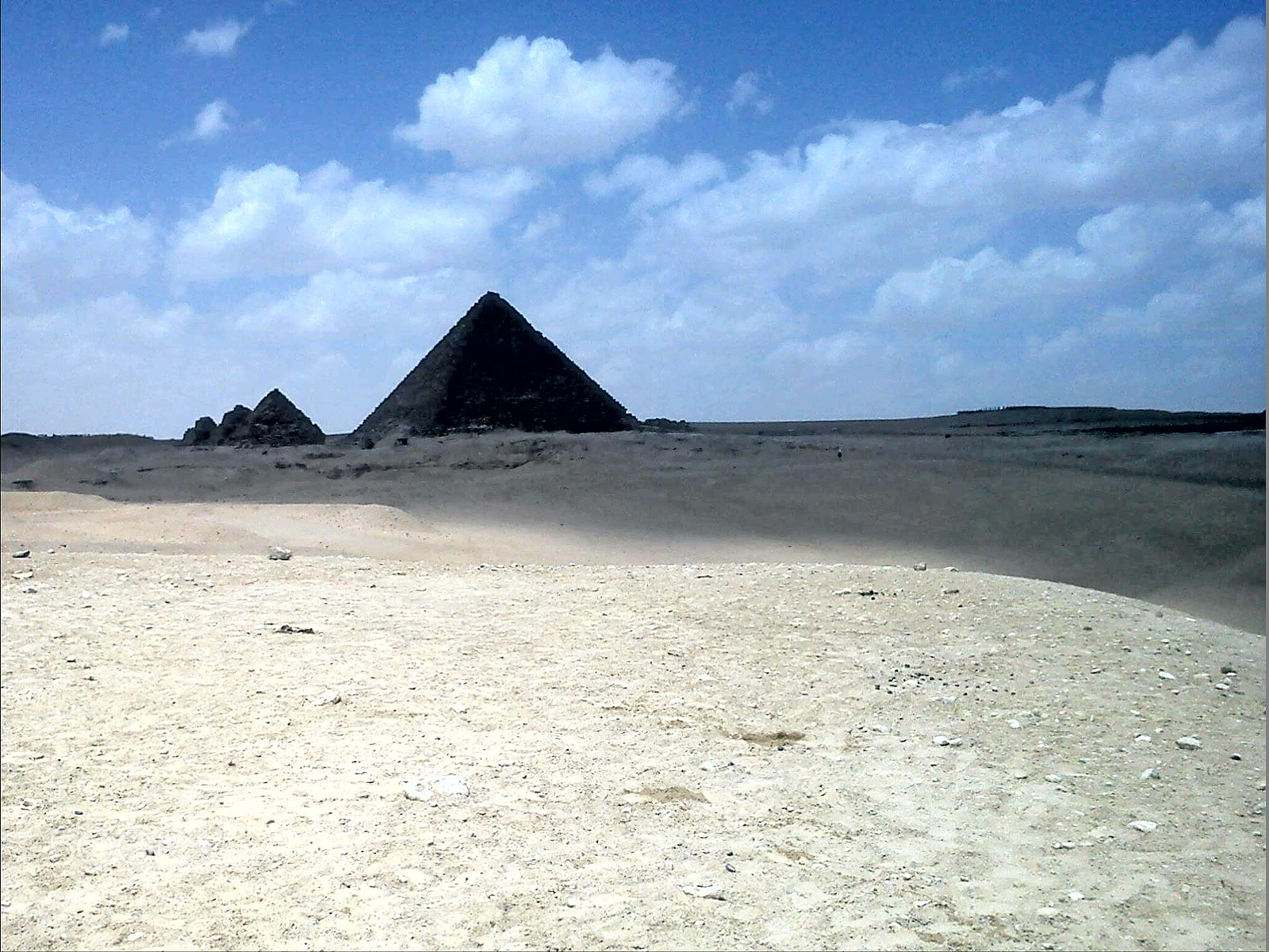Sony Ericsson J10i2 sample photo. Giza stones shaded photography