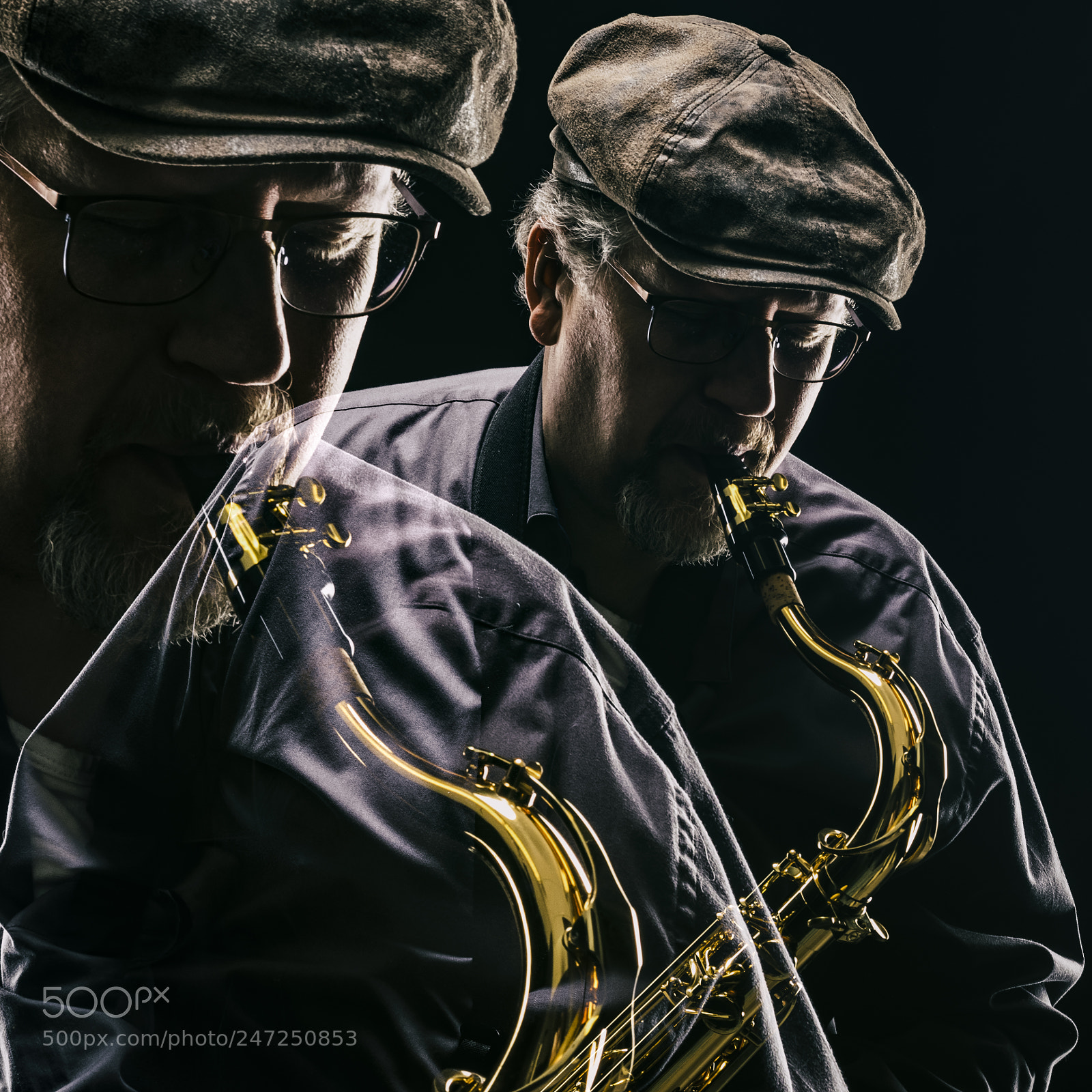 Olympus OM-D E-M1 sample photo. Sax man photography