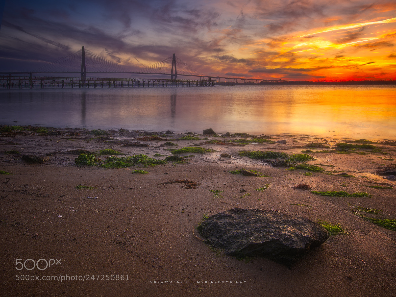 Pentax K-1 sample photo. Sunset over charleston, sc photography