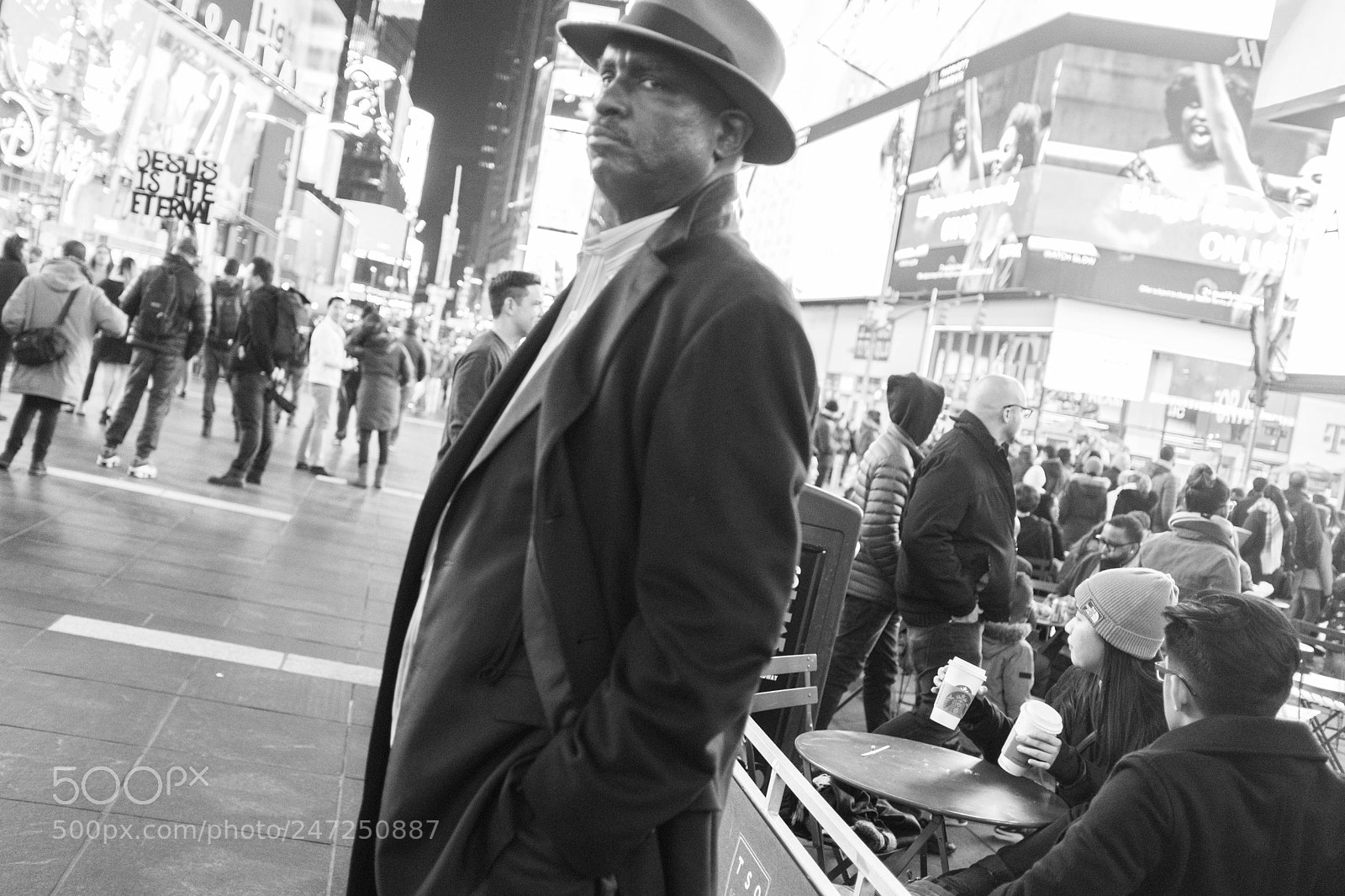 Fujifilm X100F sample photo. Coat and hat photography
