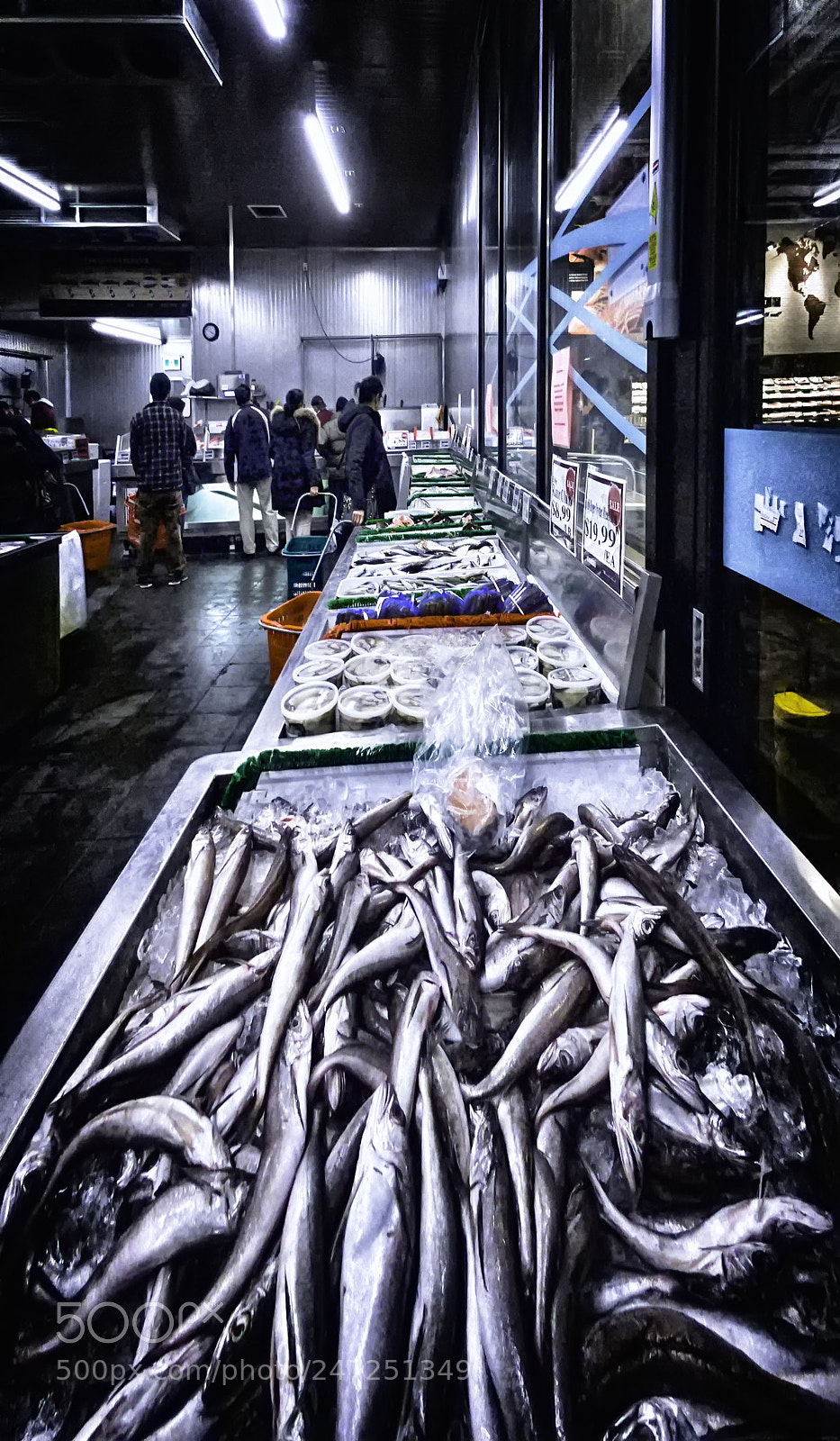 LG G5 sample photo. Fish market photography