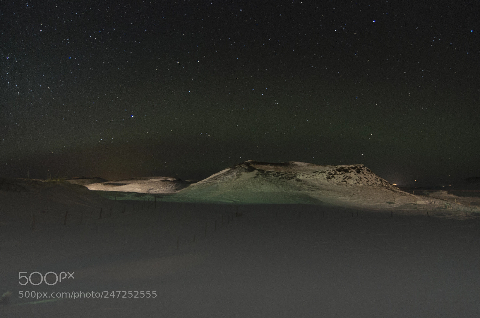 Pentax K-5 II sample photo. Volcano and stars photography