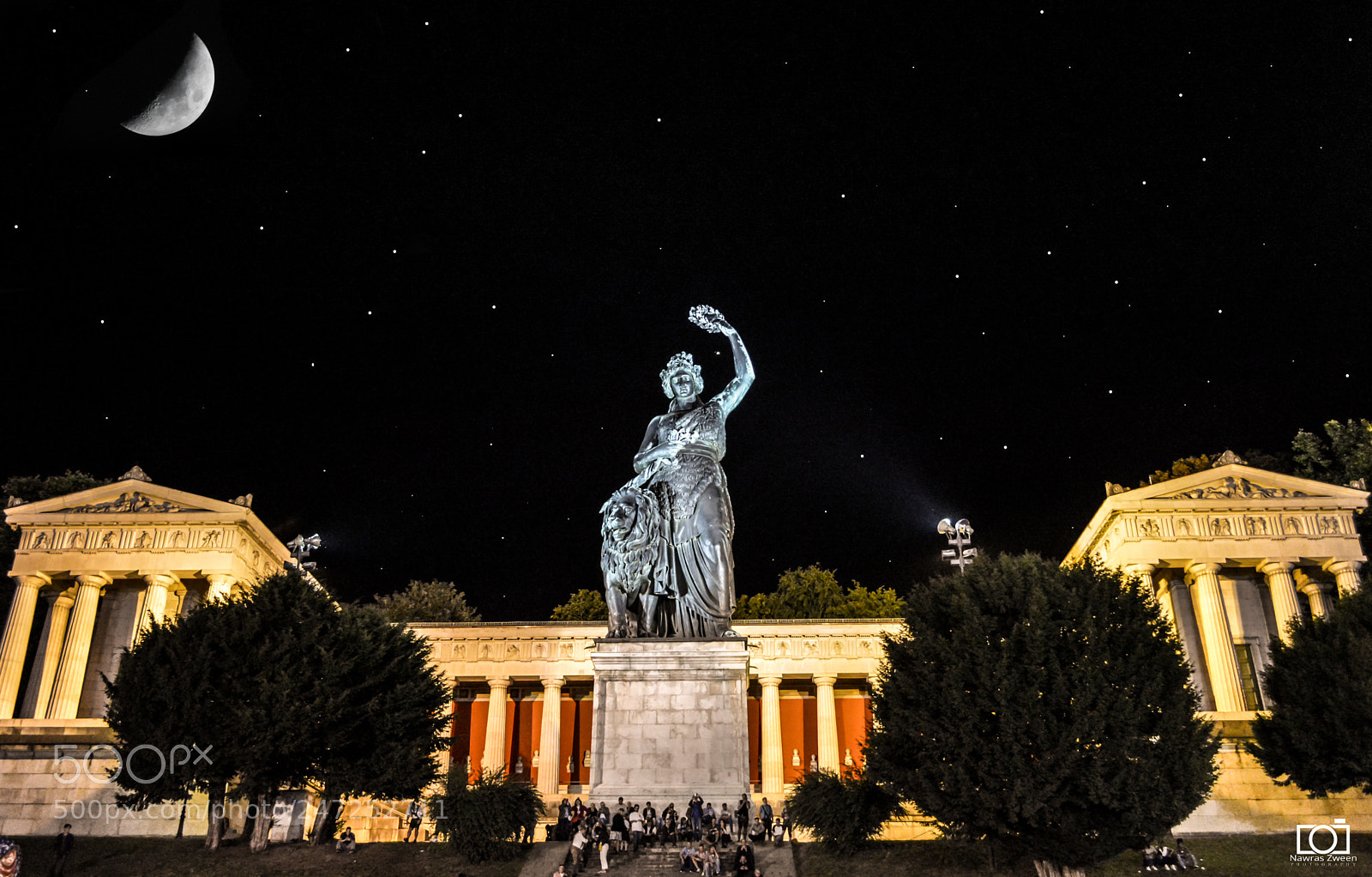 Nikon D5200 sample photo. Bavaria statue photography