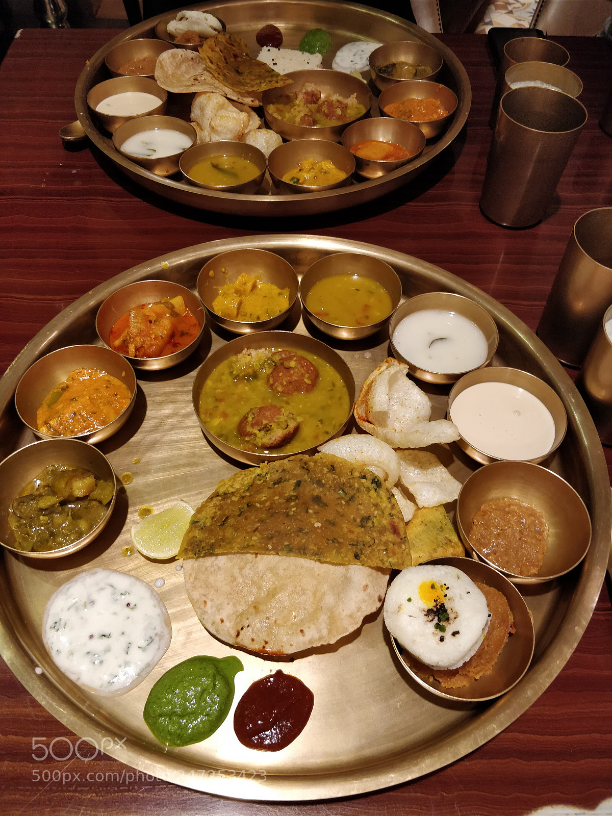 OnePlus 5 sample photo. Rajasthani thali photography