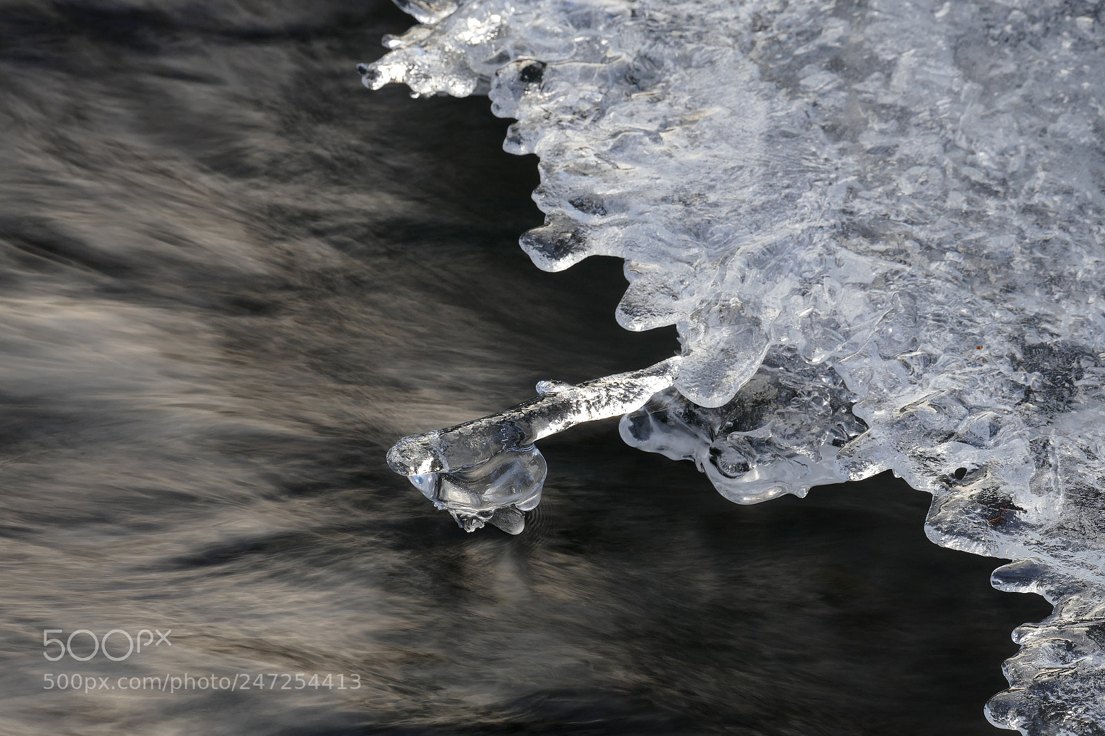 Panasonic Lumix DMC-FZ1000 sample photo. Ice at the creek photography