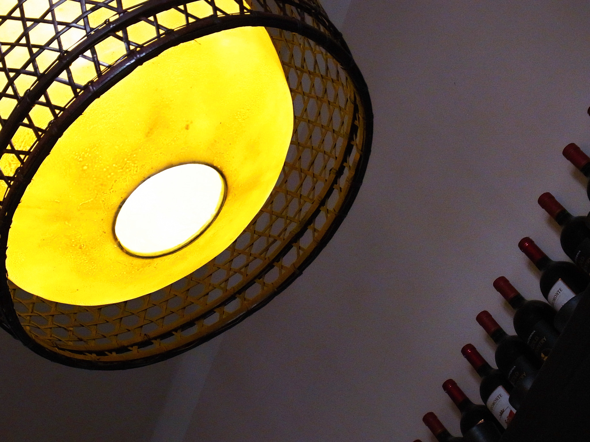 Ricoh CX5 sample photo. Wine shop photography