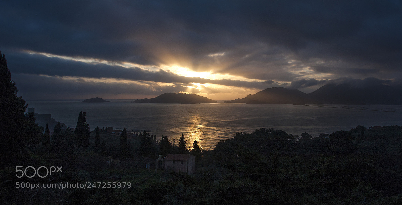 Canon EOS 40D sample photo. Sunset from lerici photography
