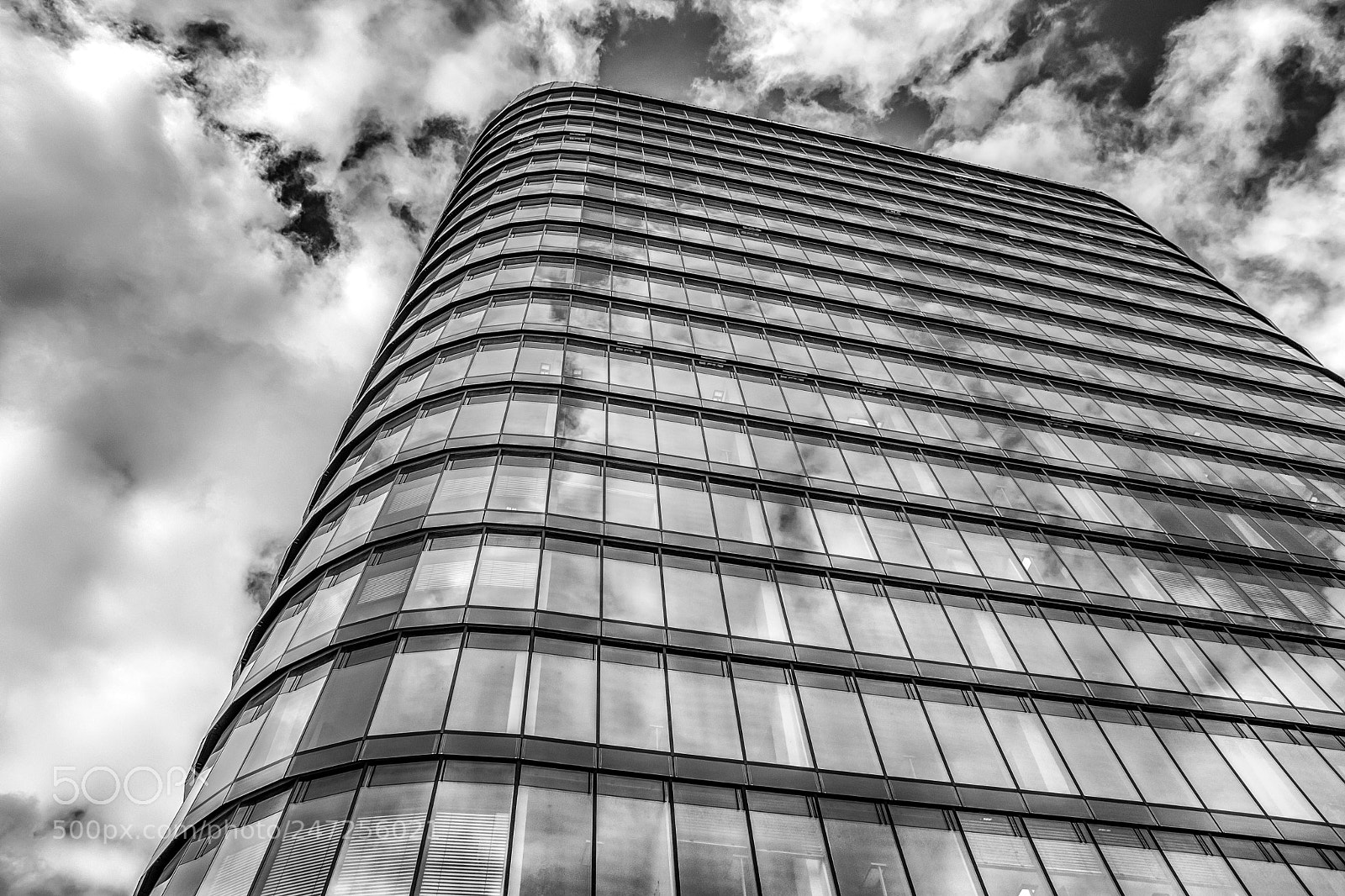Nikon D5500 sample photo. Noerr llp building dusseldorf photography