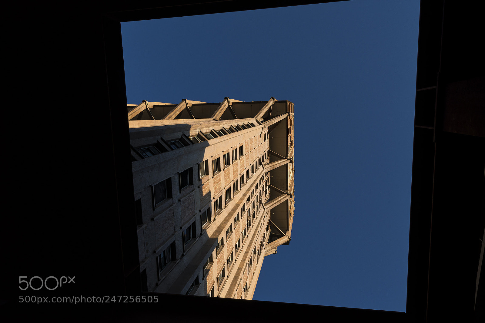 Sony a7R III sample photo. Torre velasca framed photography