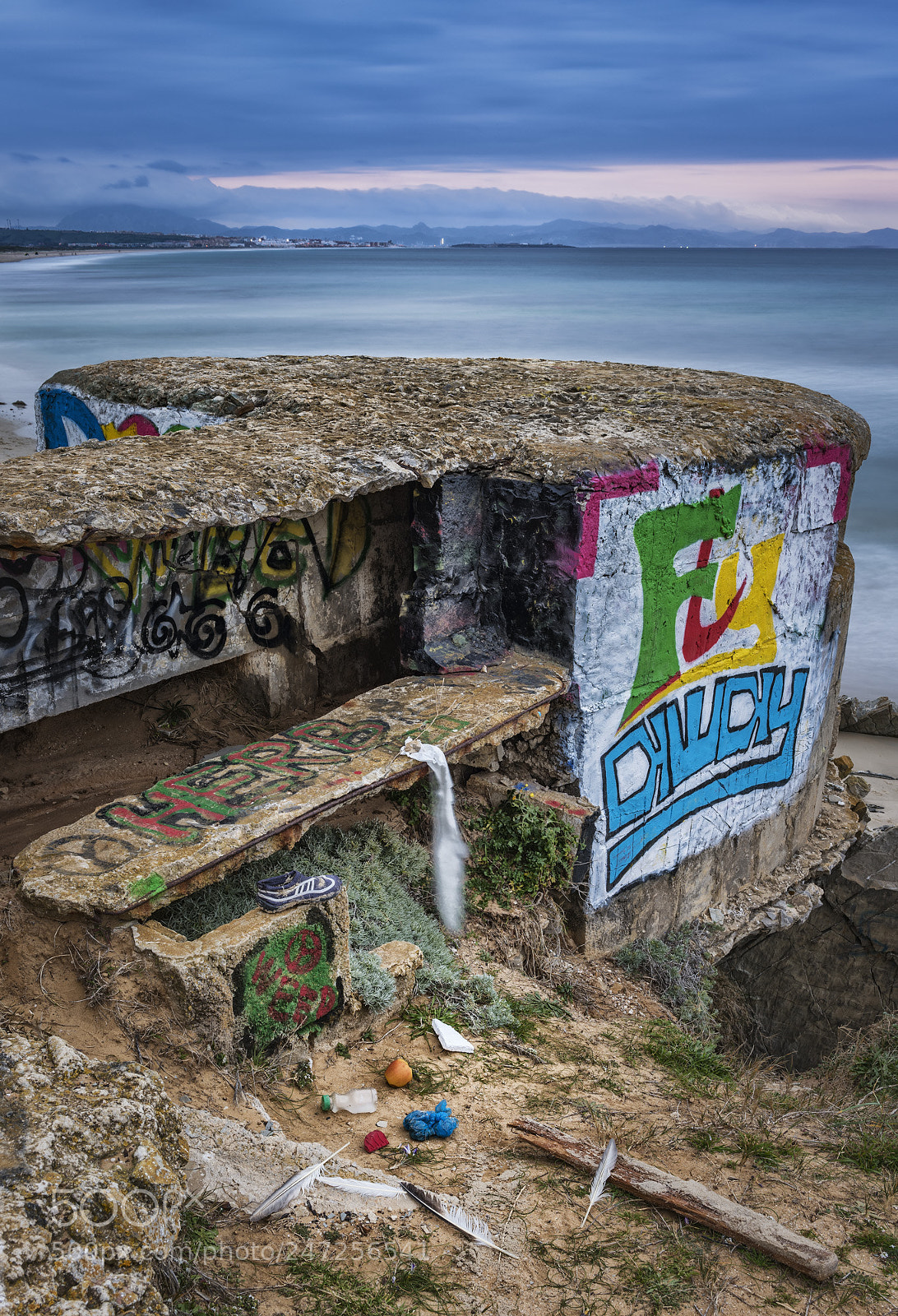 Nikon D810 sample photo. Old war bunker photography