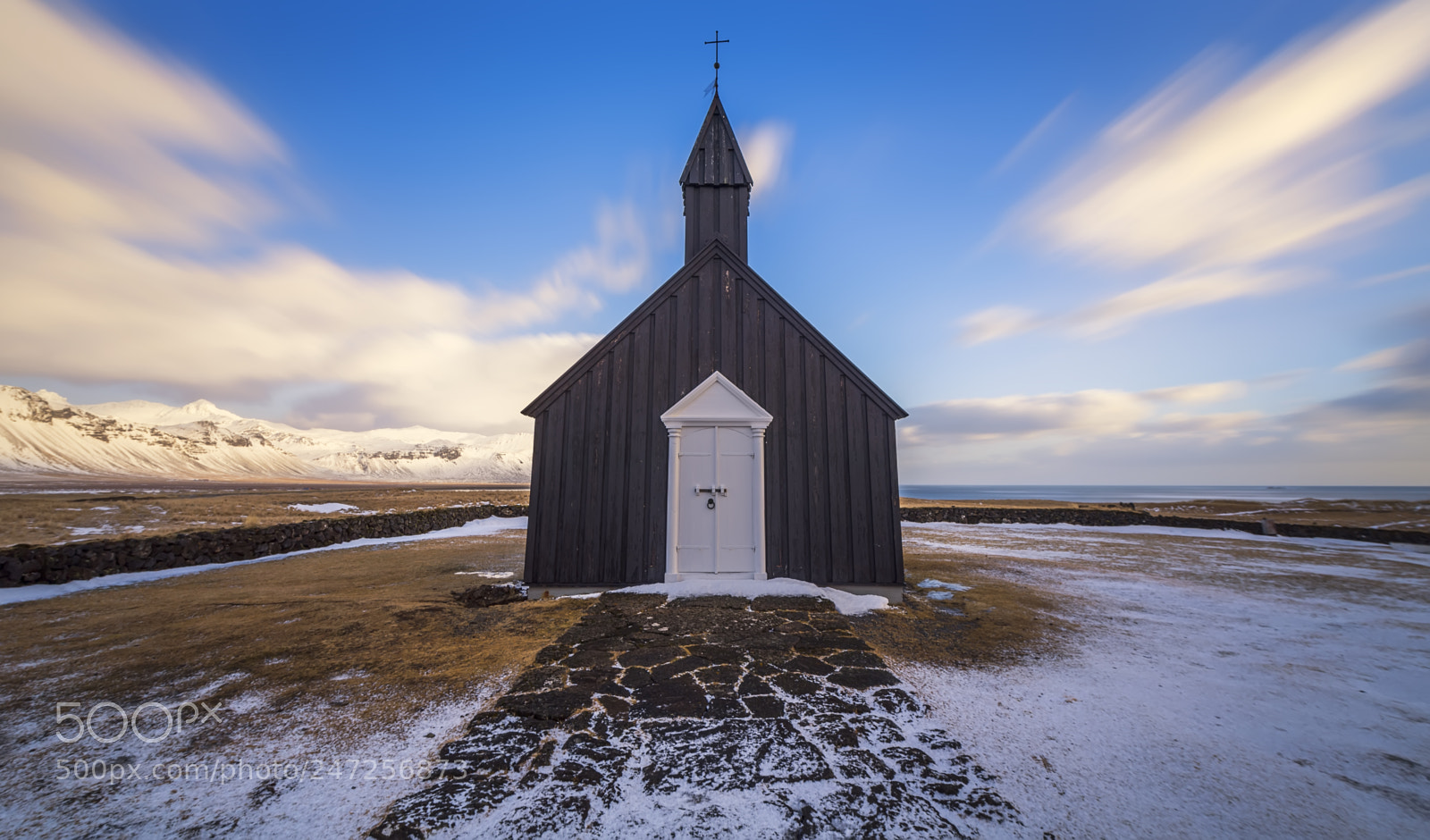 Nikon D5 sample photo. Búðakirkja photography