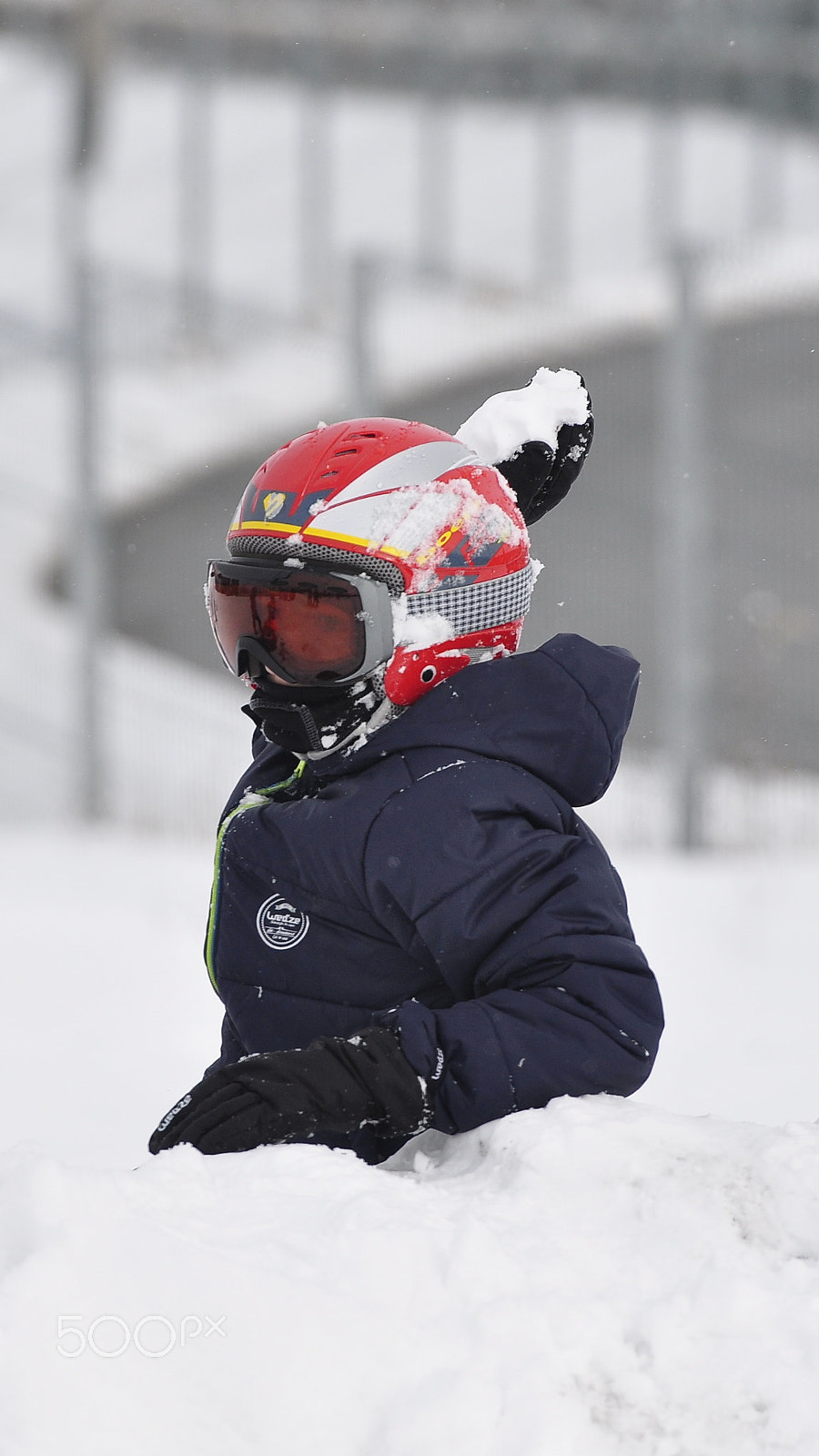 Nikon AF-S Nikkor 70-200mm F2.8G ED VR II sample photo. Snow fight photography