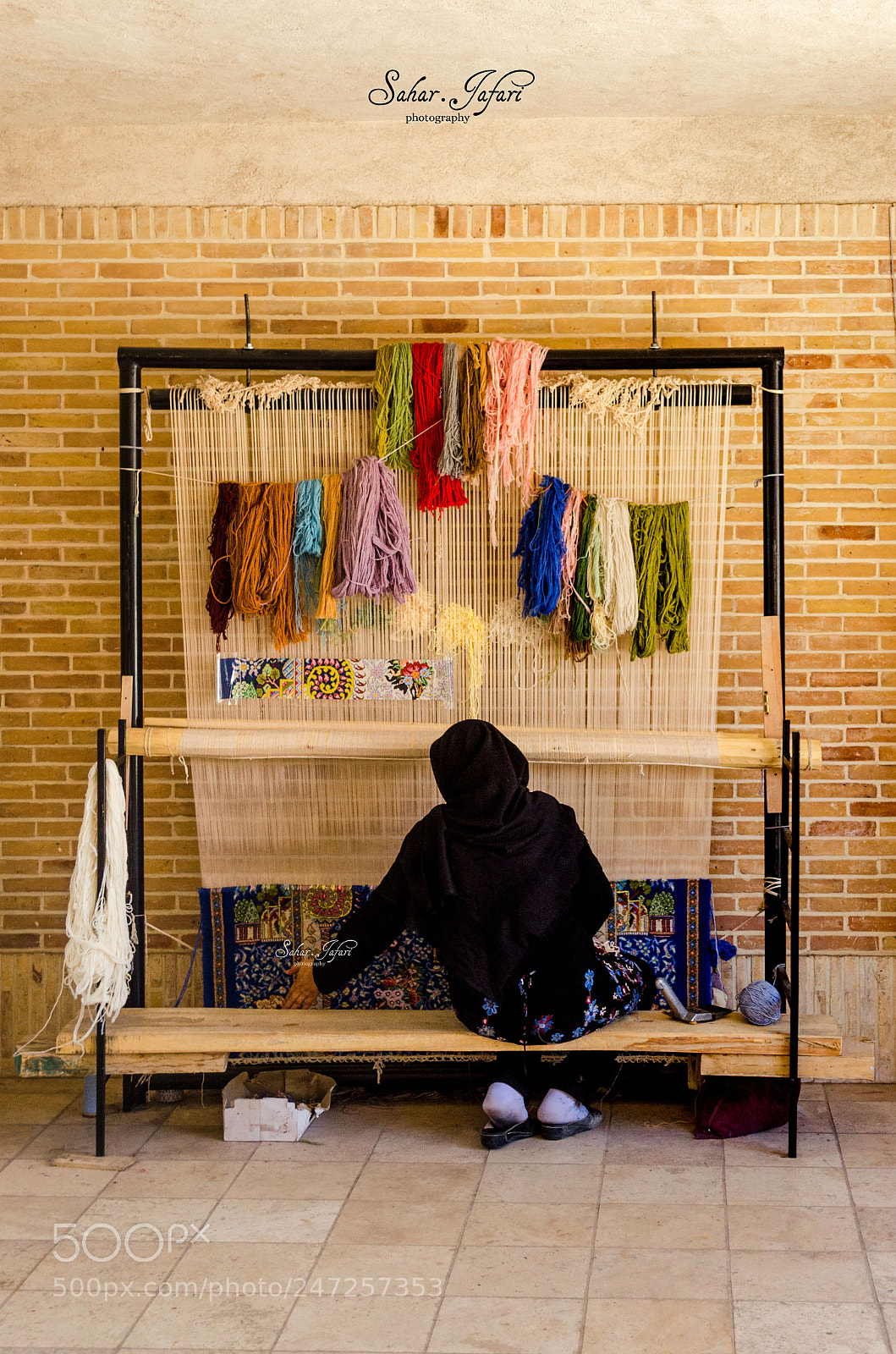Nikon D5100 sample photo. Carpet weaving photography