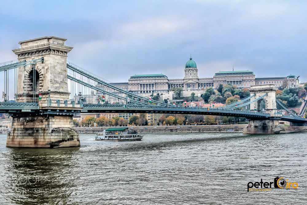 Canon EOS 7D Mark II sample photo. Szechenyi chain bridge built photography