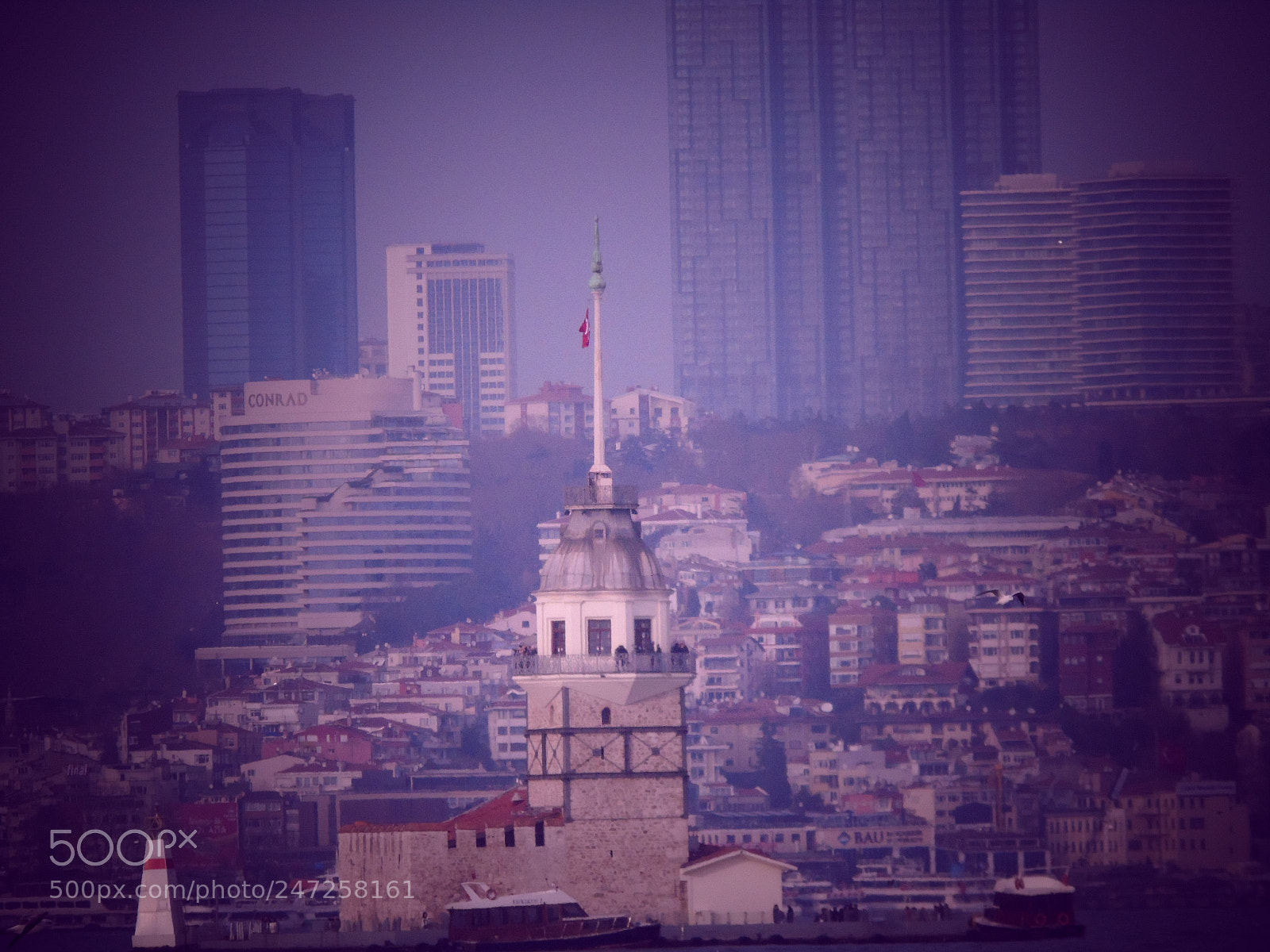 Sony Cyber-shot DSC-H400 sample photo. Istanbul throat, girl tower. photography